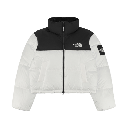 (W) The North Face White Label Novelty Nuptse RDS Down Jacket Snow White