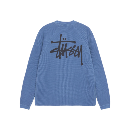 스투시 래글런 써멀 롱슬리브 크루 파인 | Stussy | KREAM
