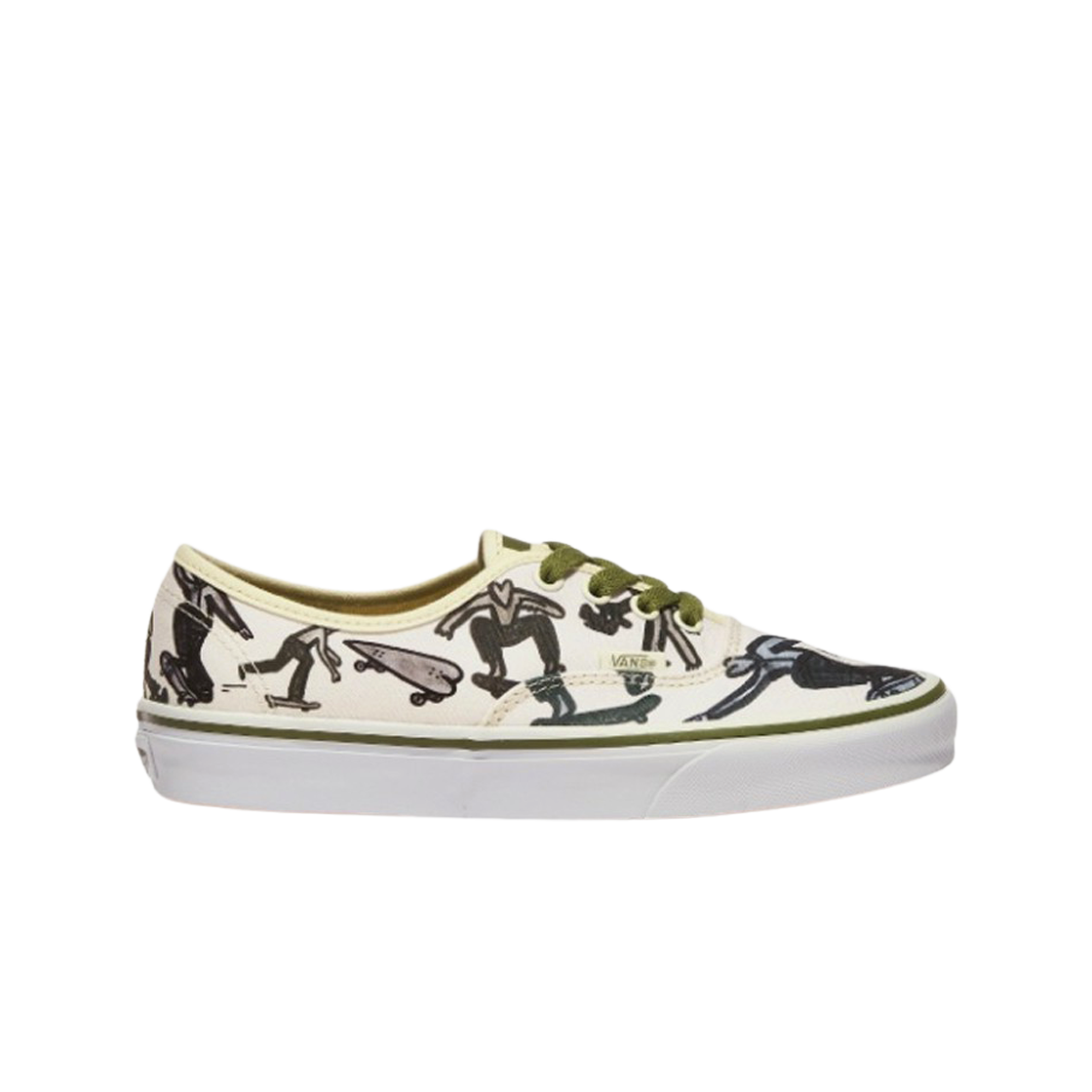 VN0009PVDOR Vans x Bolin Authentic Marshmallow Olive Green