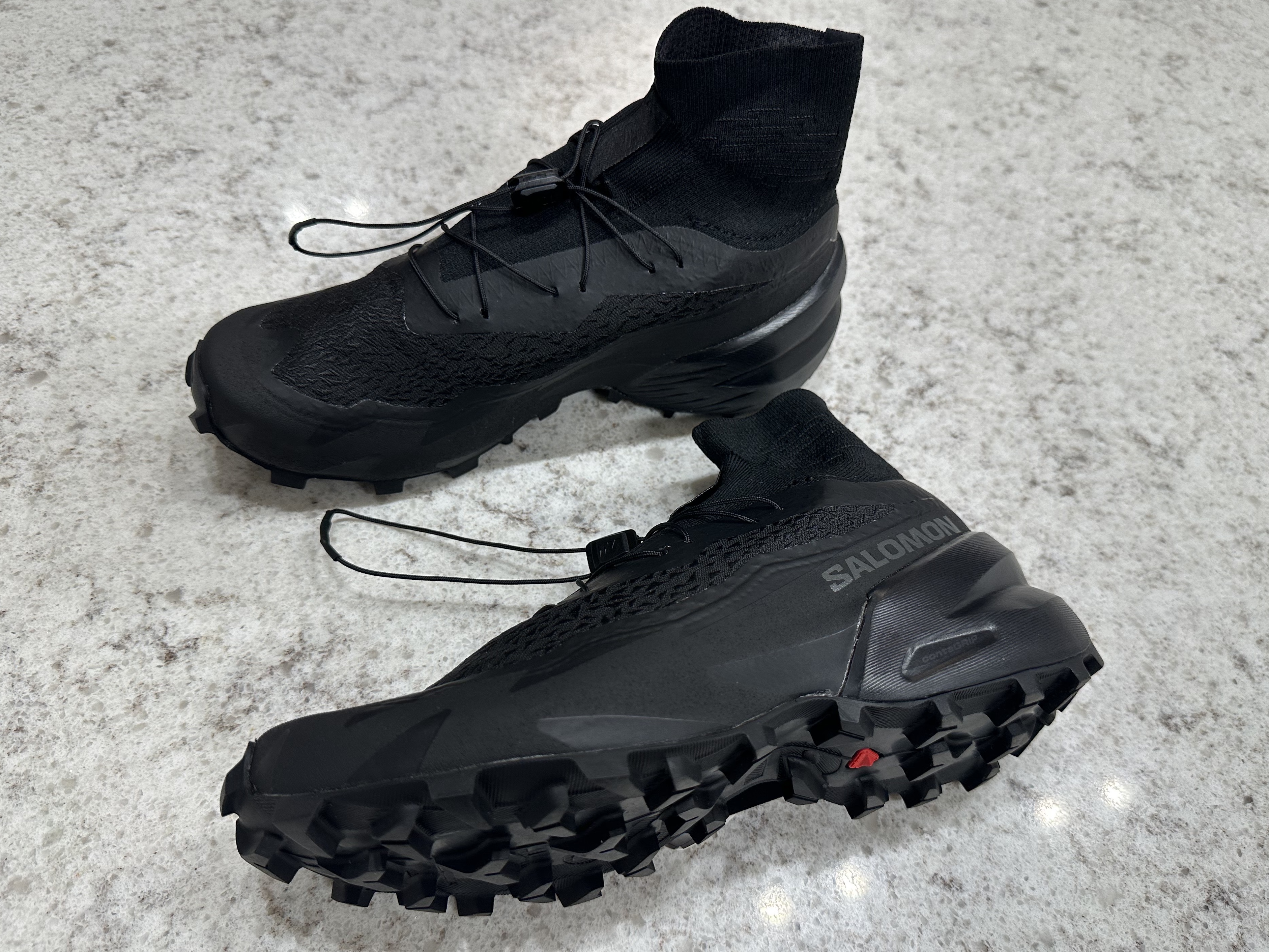 Salomon Speedcross Advanced Black 착용 스타일 - 2