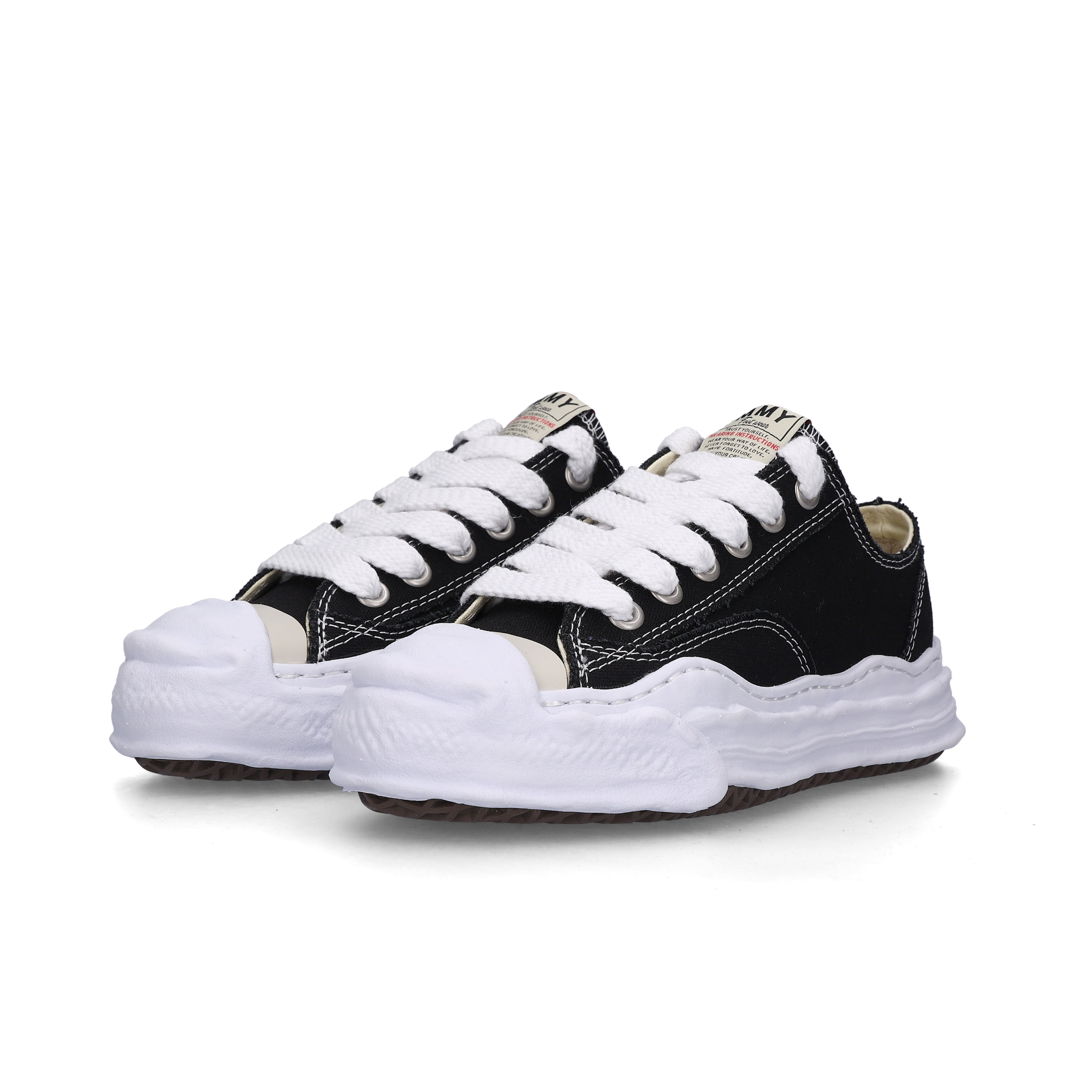 Maison Mihara Yasuhiro Hank OG Sole Canvas Low-top Sneakers Black