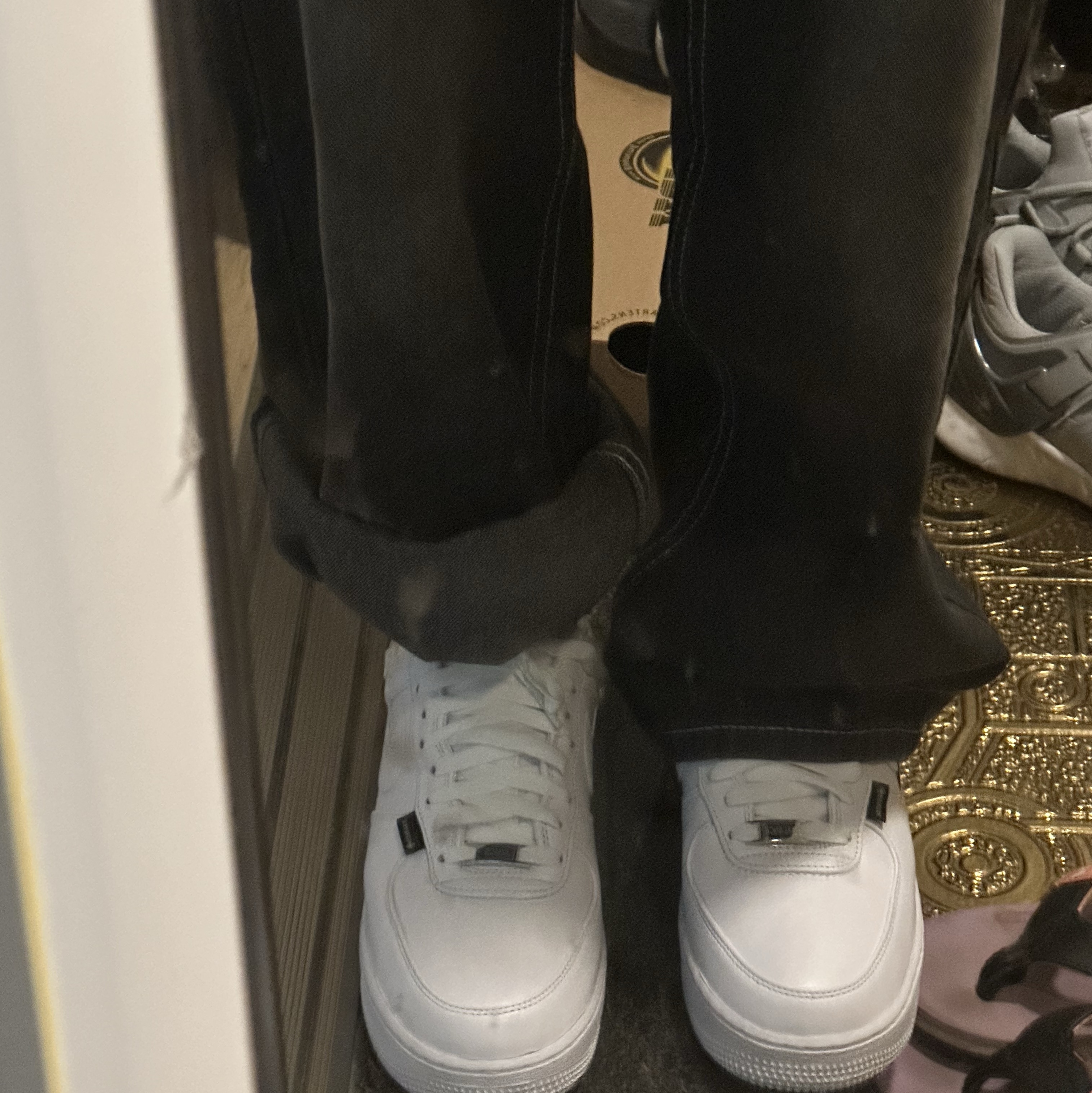 Nike x Undercover Air Force 1 Low SP White 착용 스타일 - 1