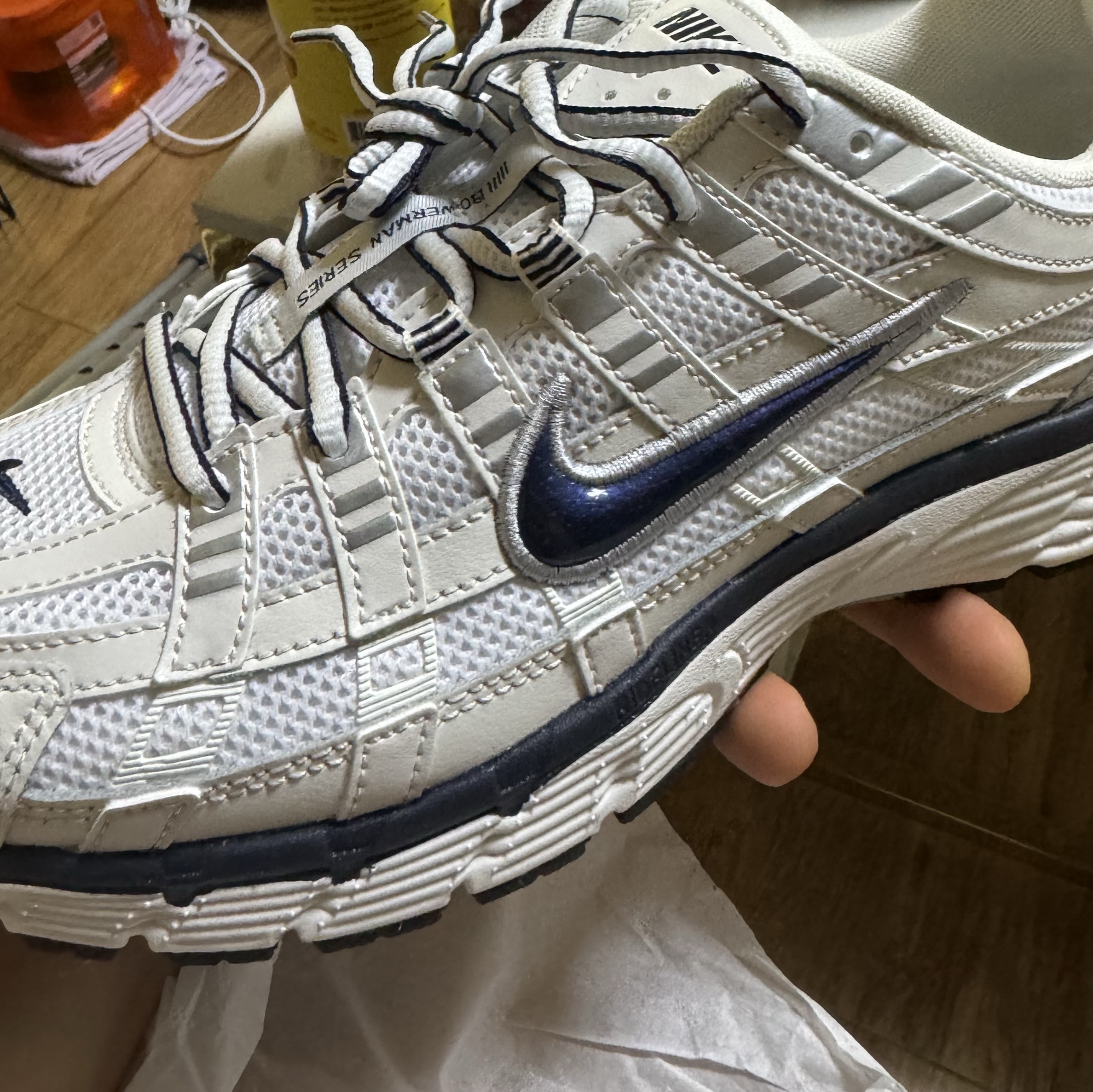 Nike P-6000 Phantom Summit White 착용 스타일