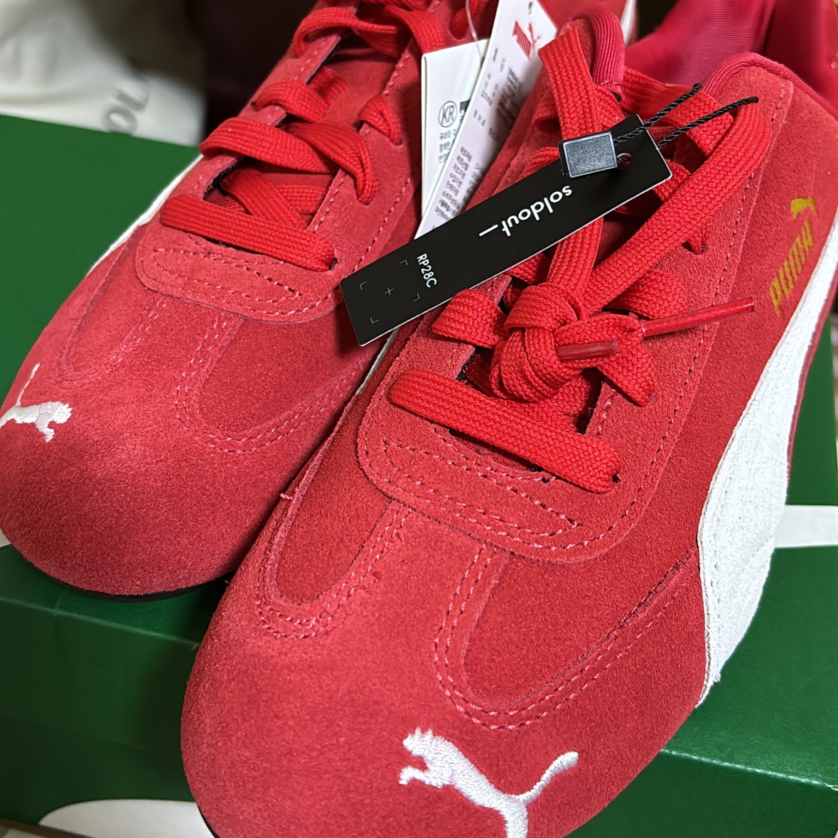 Puma Speedcat OG Red White 착용 스타일 - 4