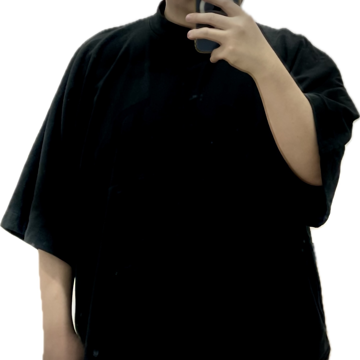 Crocs x Salehe Bembury Pollex Clog Sasquatch, Yeezy Gap Engineered By Balenciaga Dove No Seam T-Shirt Black 착용 스타일 - 2