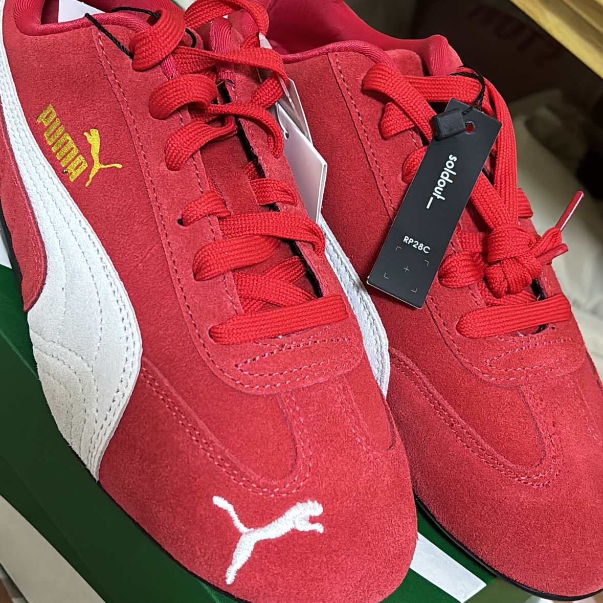 Puma Speedcat OG Red White 착용 스타일 - 2