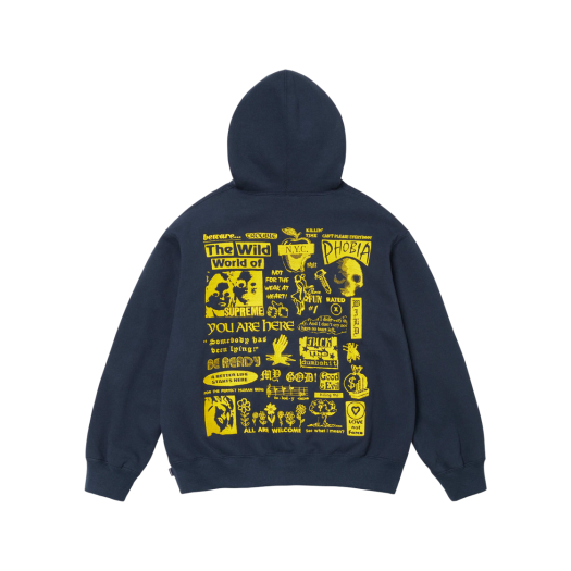 슈프림 컬리지에이트 슬리브 후드 스웨트셔츠 블랙 - 24FW 슈프림 컬리지에이트 슬리브 후드 스웨트셔츠 블랙 - 24FW