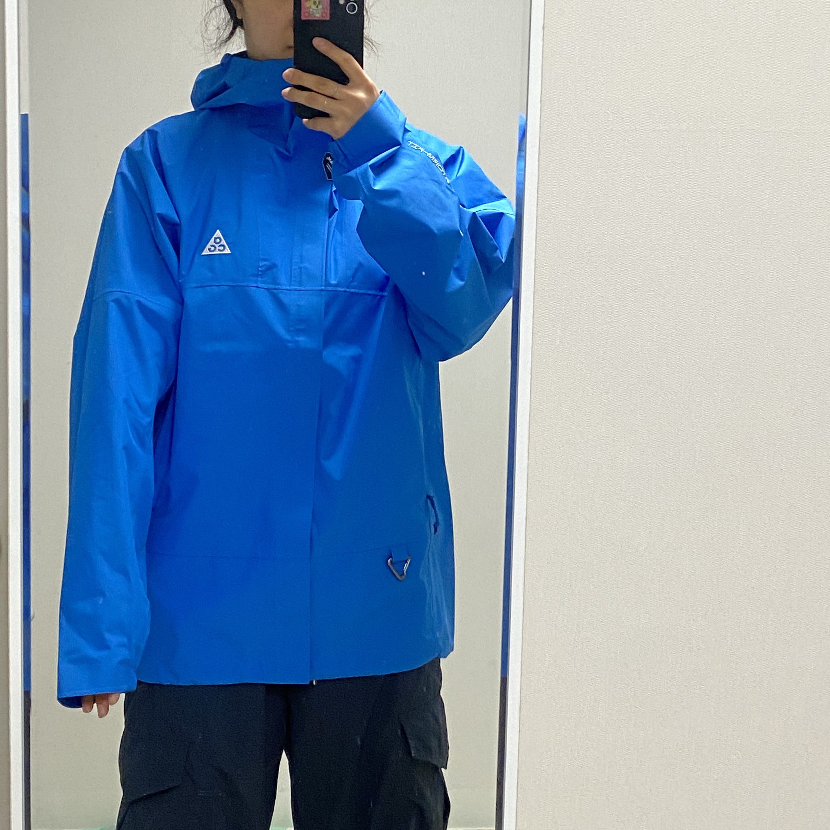 Nike ACG Storm-Fit ADV Cascade Rains Full Zip Jacket Light Photo Blue Summit White - Asia 착용 스타일
