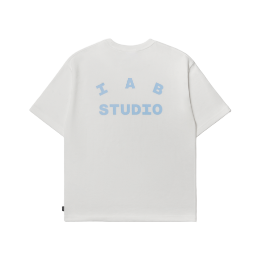 【IAB STUDIO】 IAB Studio T-Shirt White Navy 아이앱 스튜디오 티셔츠 화이트 그레이 | IAB Studio | KREAM