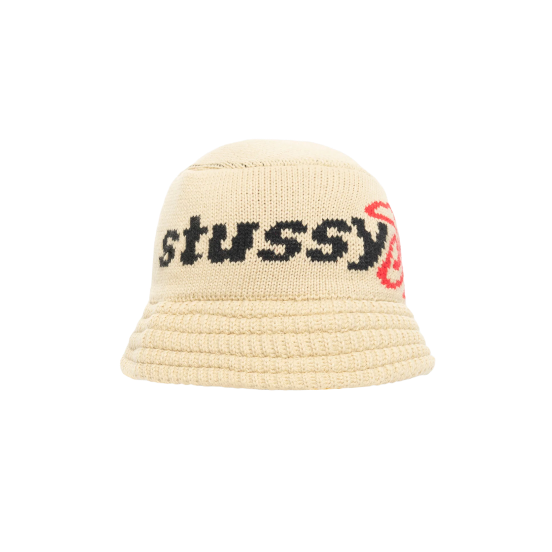 STUSSYニット帽子　KNIT BUCKET HAT STUSSY SPORT Stüssy Bucket Stüssy Sport Knit Khaki – Très Bien