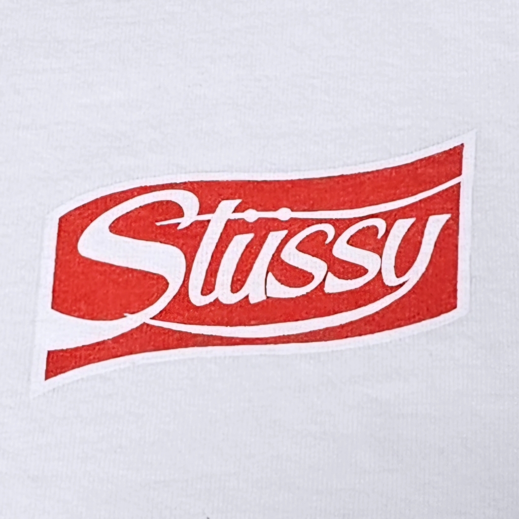 Stussy Soda Can T-Shirt White 착용 스타일 - 2