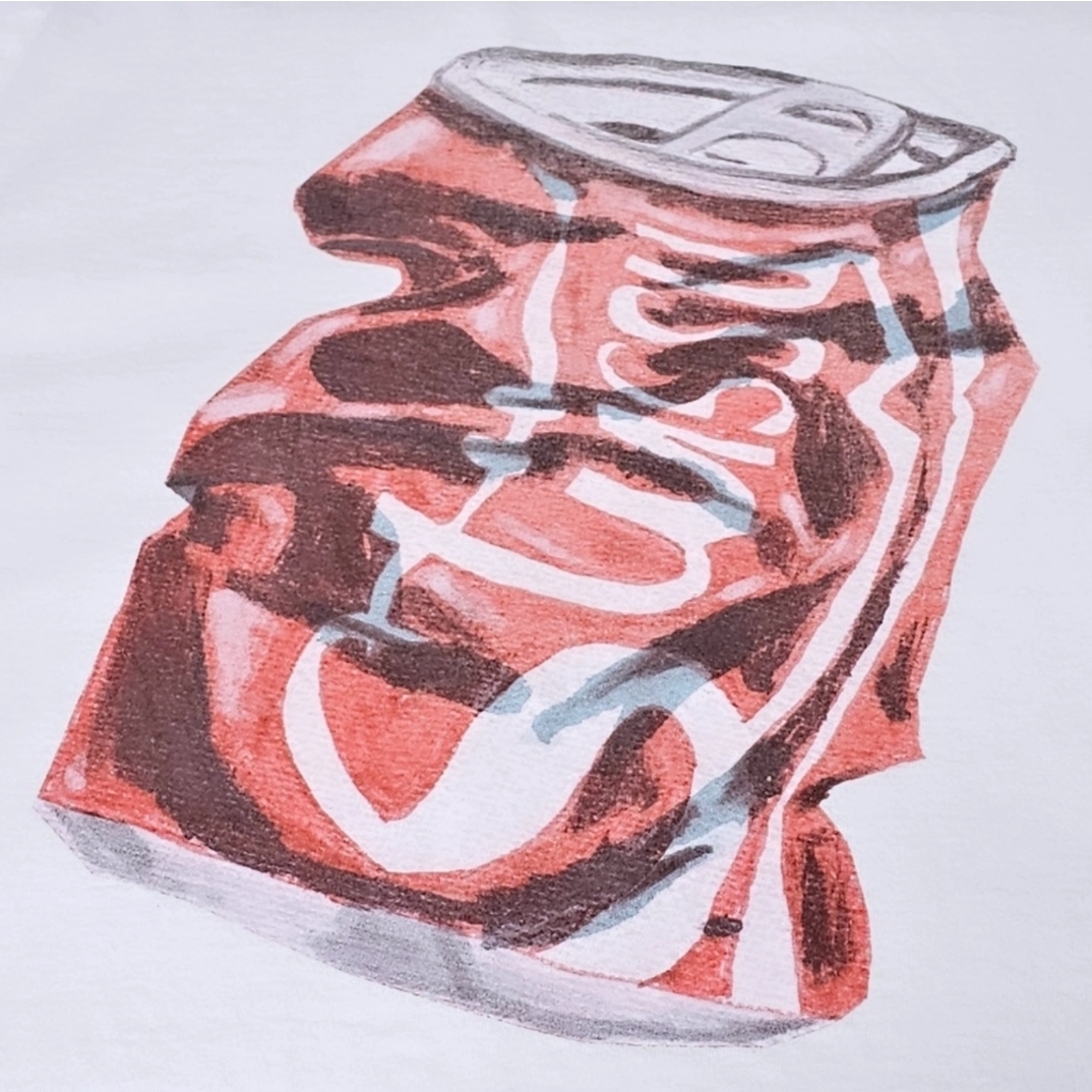 Stussy Soda Can T-Shirt White 착용 스타일 - 1