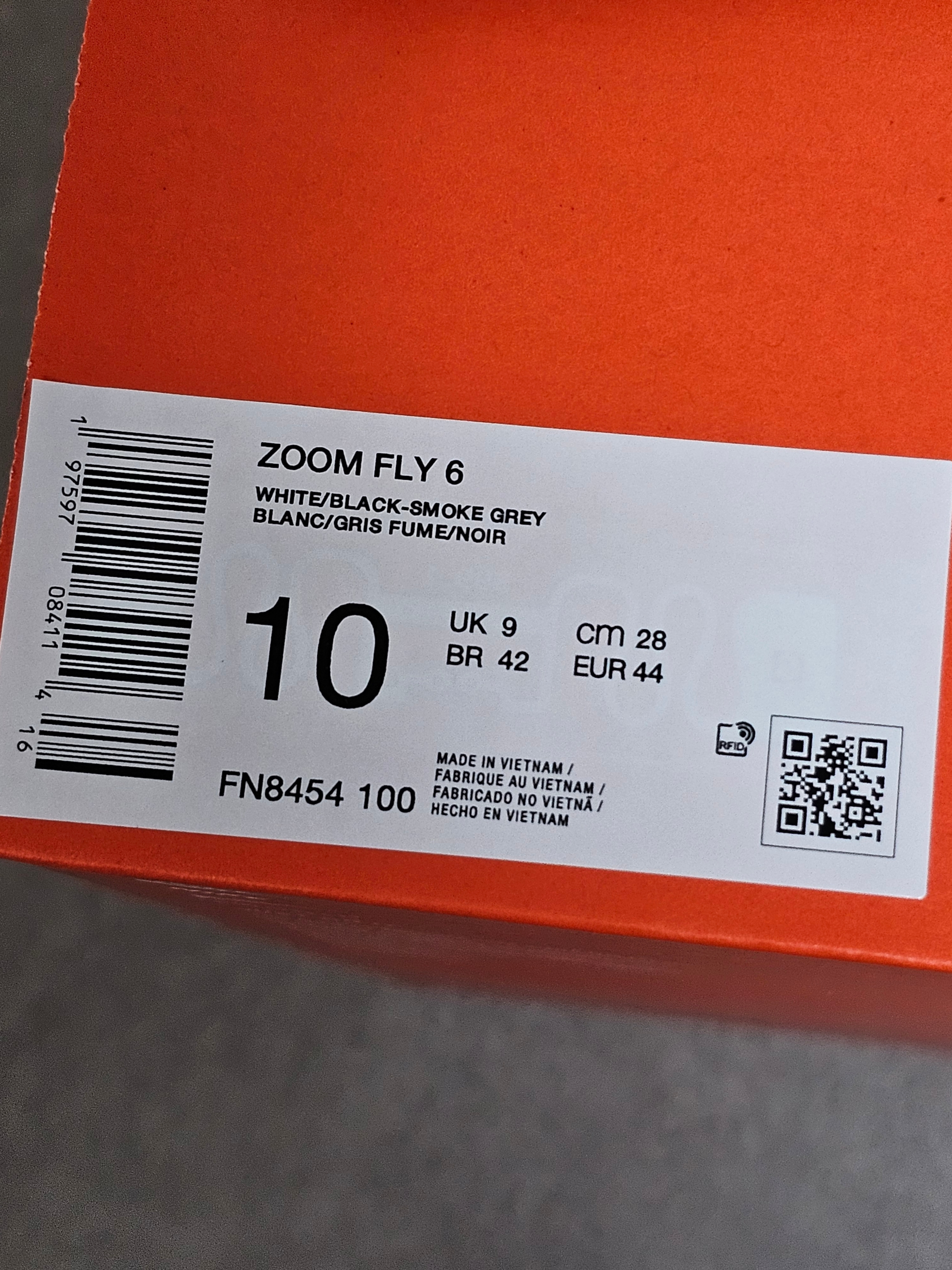 Nike Zoom Fly 6 White Smoke Grey 착용 스타일 - 9