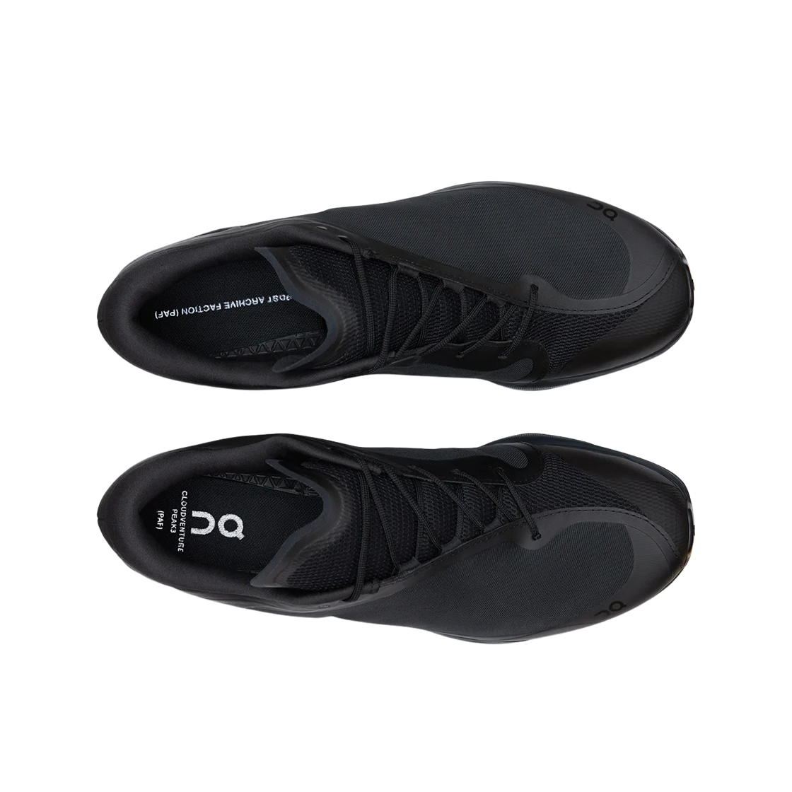 3ME30650485 On Running x Post Archive Faction (Paf) Cloudventure Peak All Black - #2
