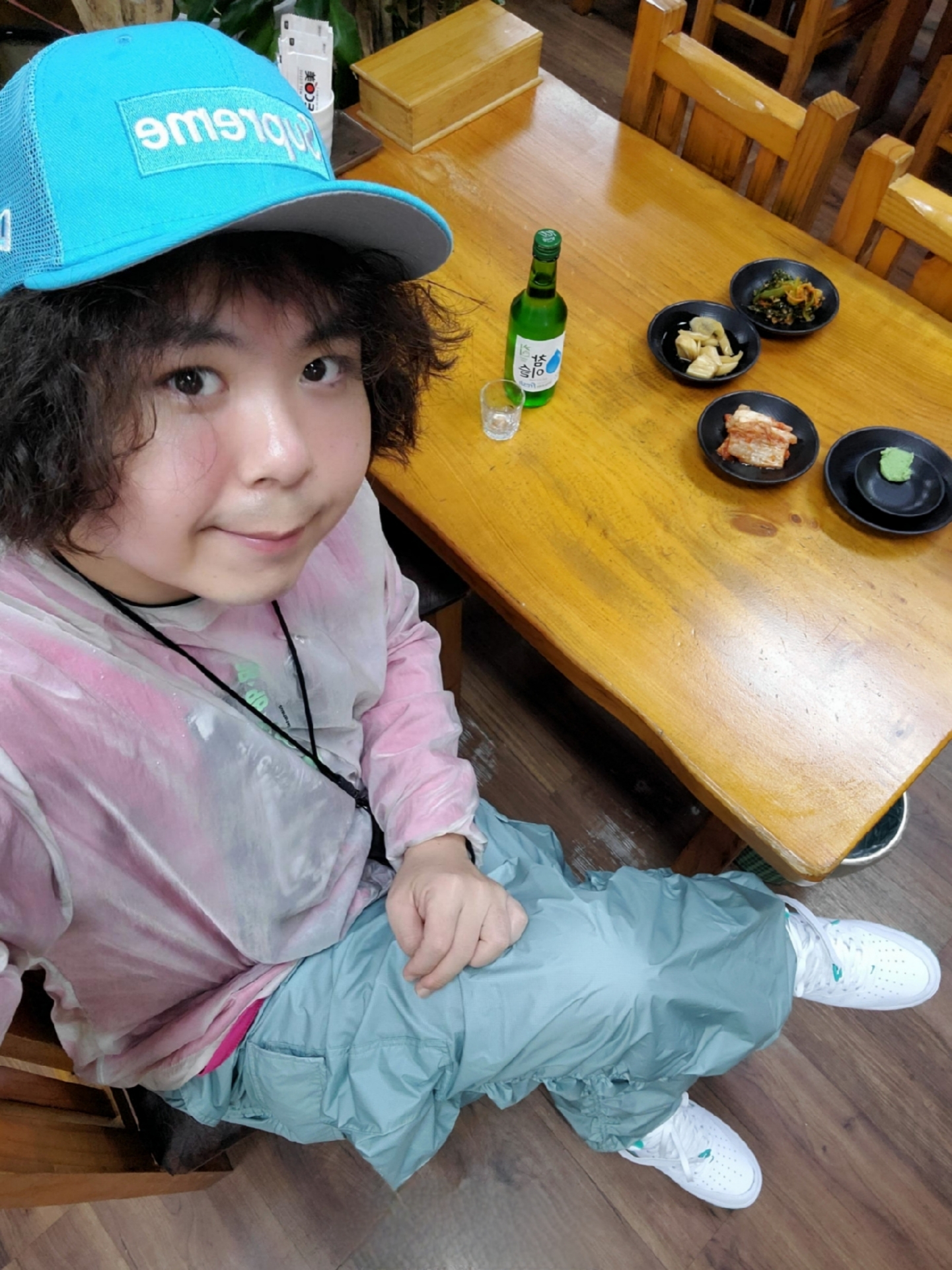 Nike Air Force 1 Mid '07 White Clear Jade, Supreme Saint Sebastian LS T-Shirt Pink - 24SS 착용 스타일 - 1