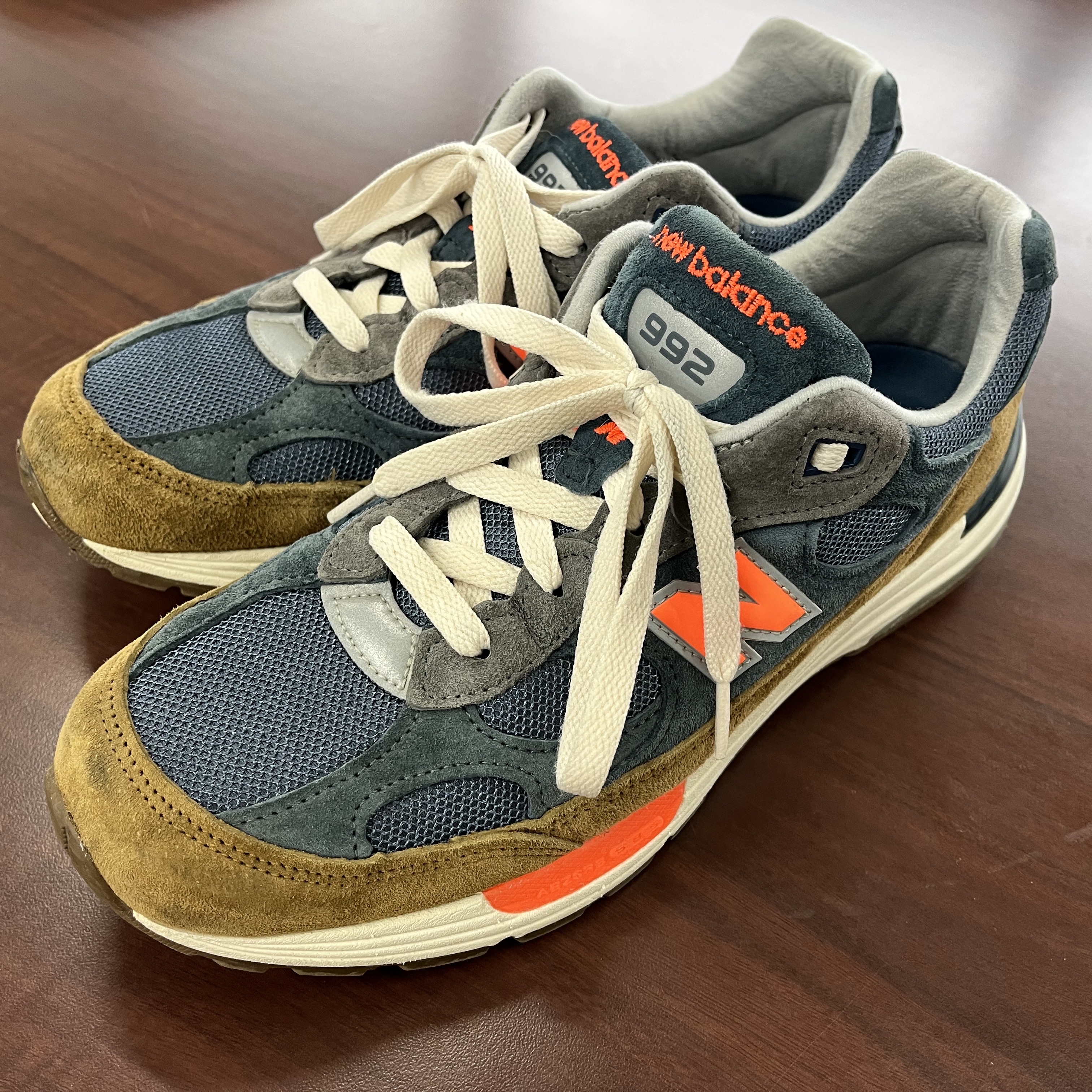 New Balance x J.Crew 992 Made in USA New York 착용 스타일