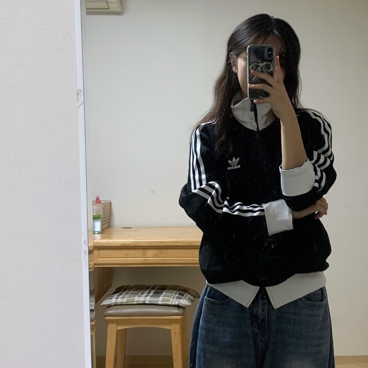 Adidas Adicolor Classics Beckenbauer Track Jacket Black - KR Sizing 착용 스타일