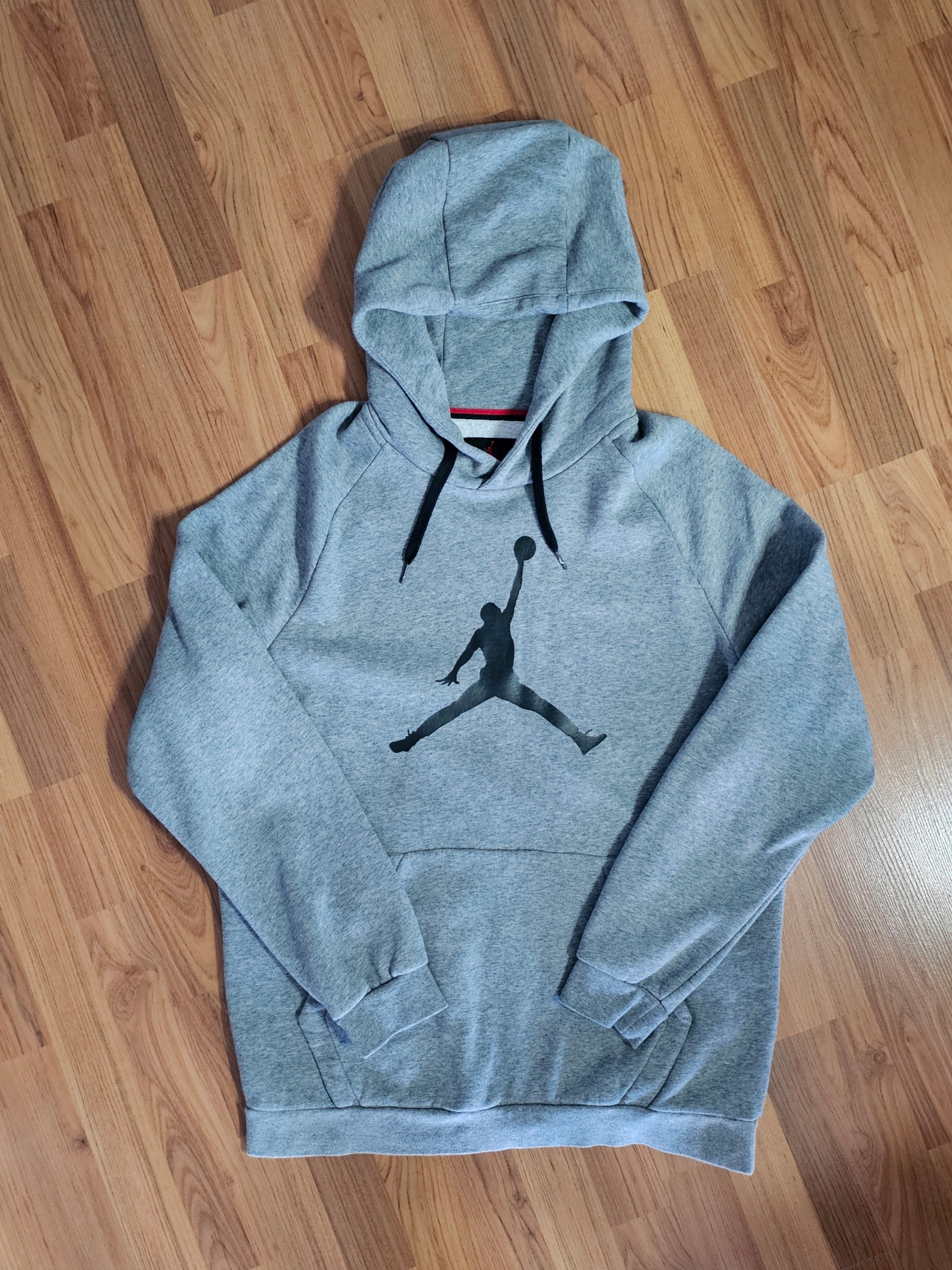 Jordan Jumpman Logo Fleece Pullover Hoodie Navy White - US/EU 착용 스타일