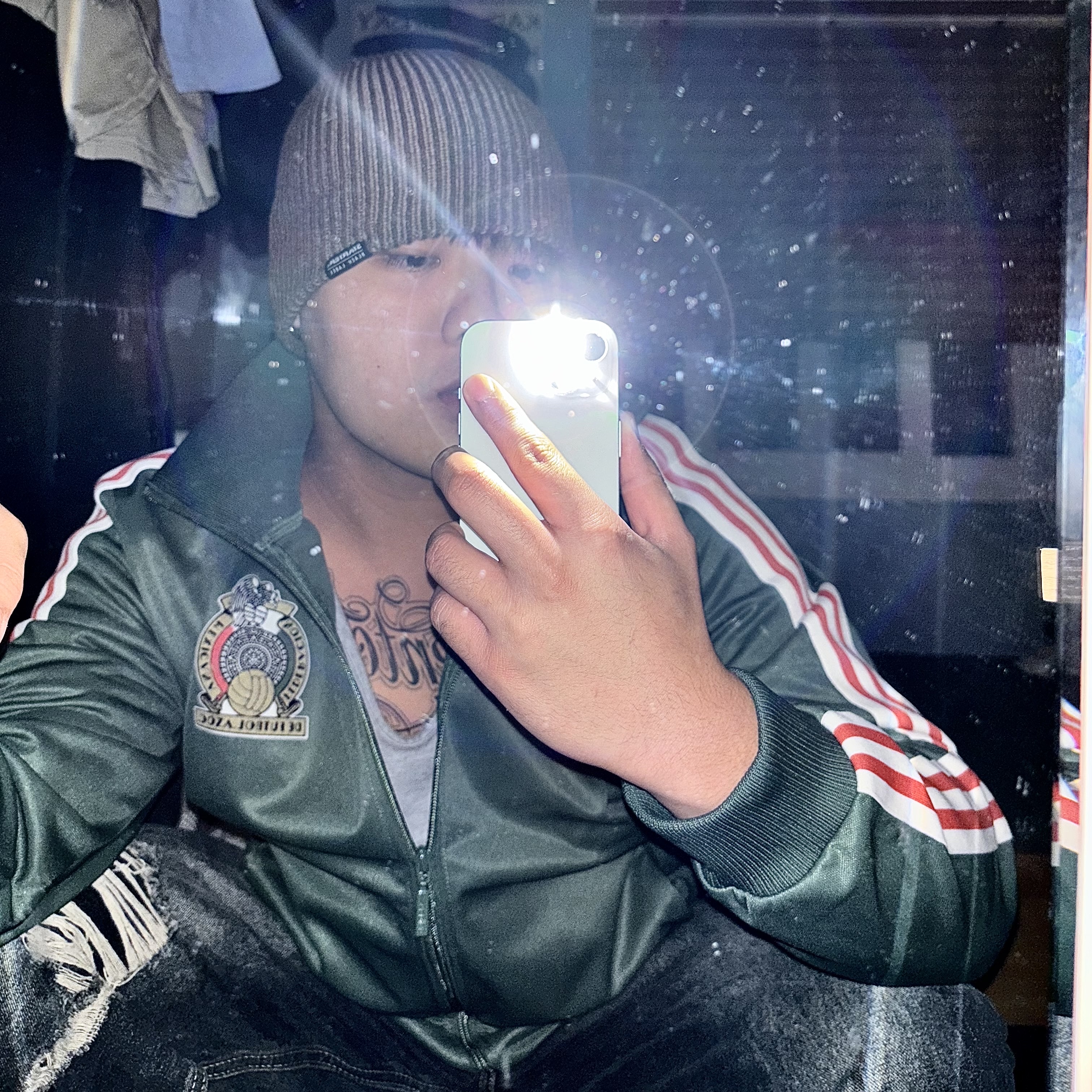 Adidas FMF Originals Beckenbauer Track Top Green Oxide - KR Sizing 착용 스타일