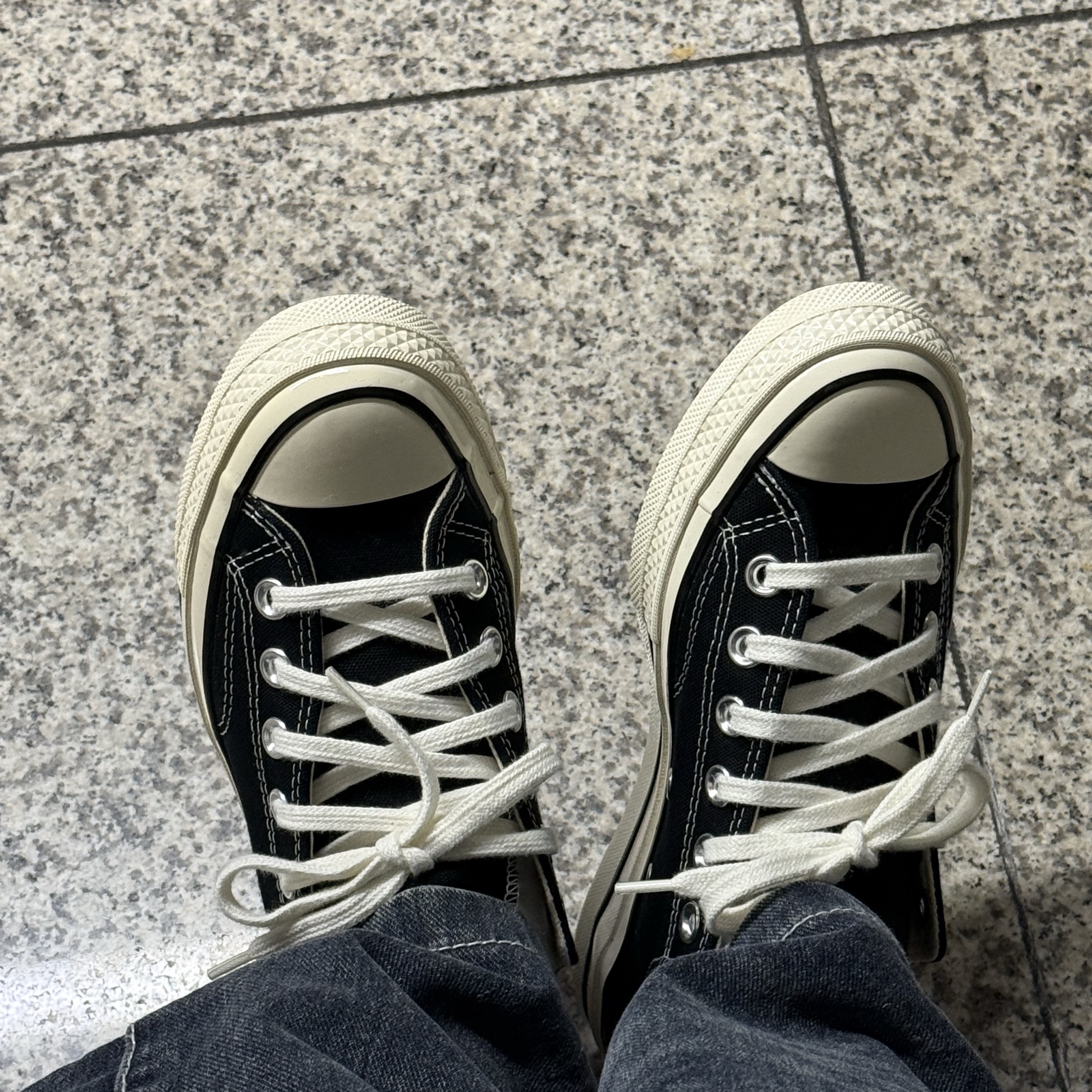 Converse Chuck 70 Ox Black - Standard 착용 스타일 - 2