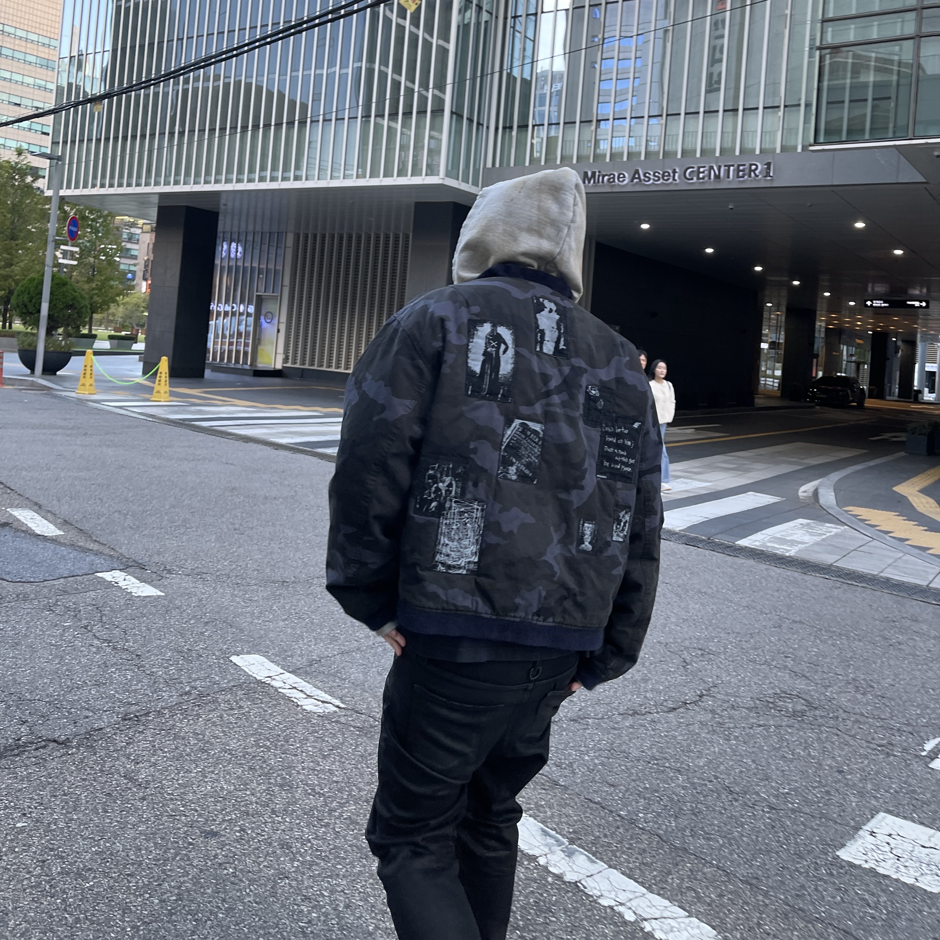 Undermycar Ring Multi Rings Flared Coating Jeans Pavement - 23FW, Dr. Martens x Rick Owens 1460 DMXL Jumbo Lace Boots Black 착용 스타일 - 2