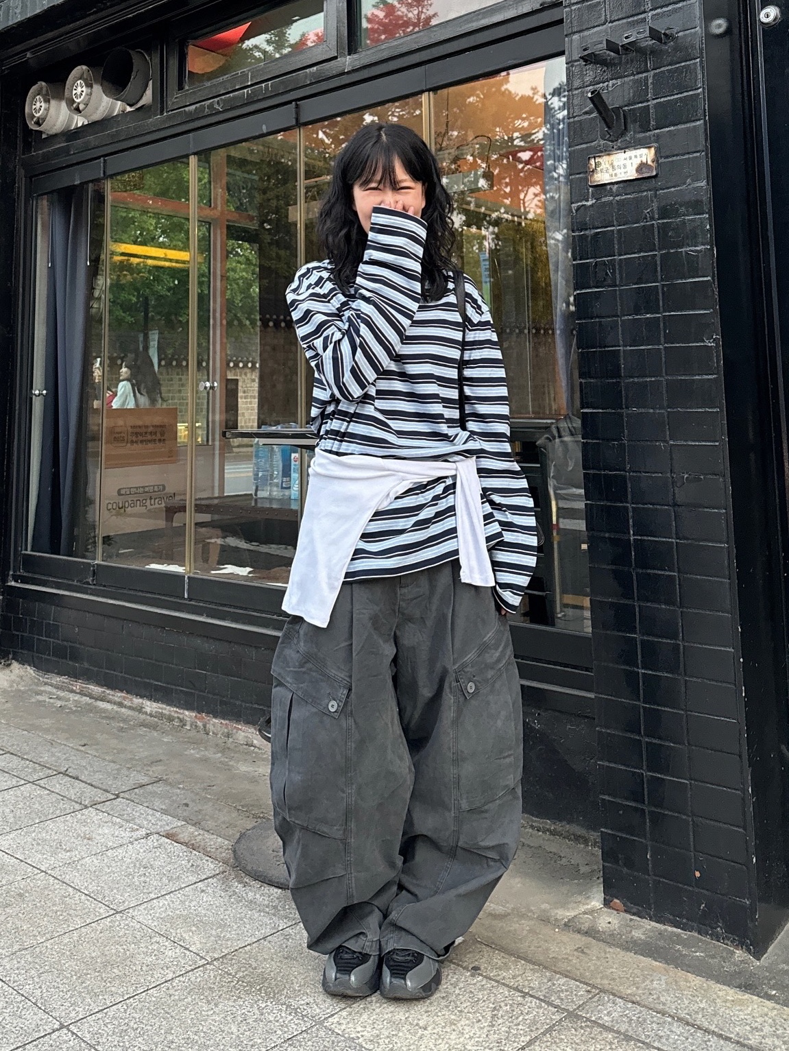Asics x Kiko Kostadinov Novalis Gel-Teremoa Obsidian Black Smoke Shadow 착용 스타일 - 1