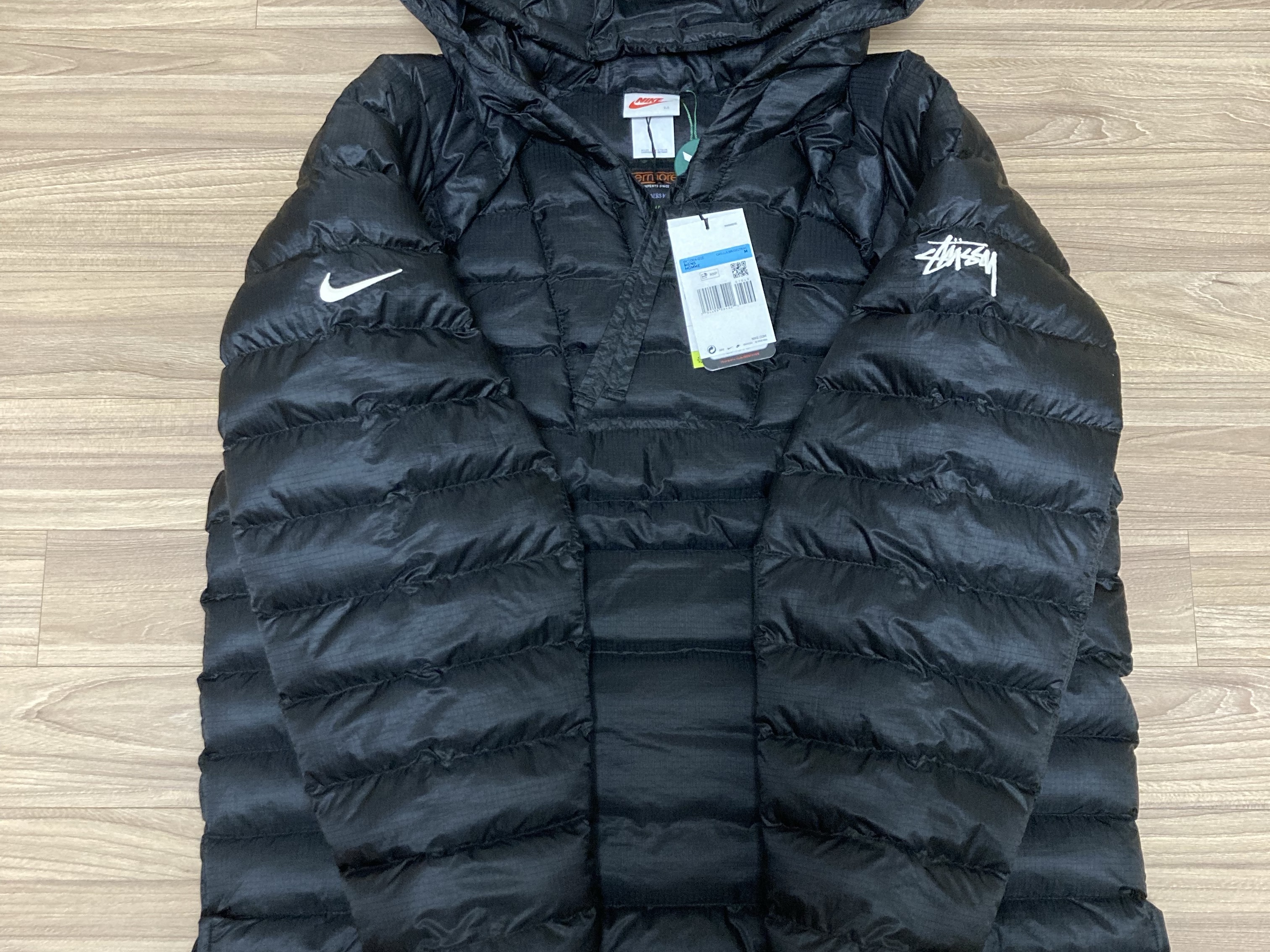 Nike x Stussy Insultd Jacket Black - US/EU 착용 스타일 - 2