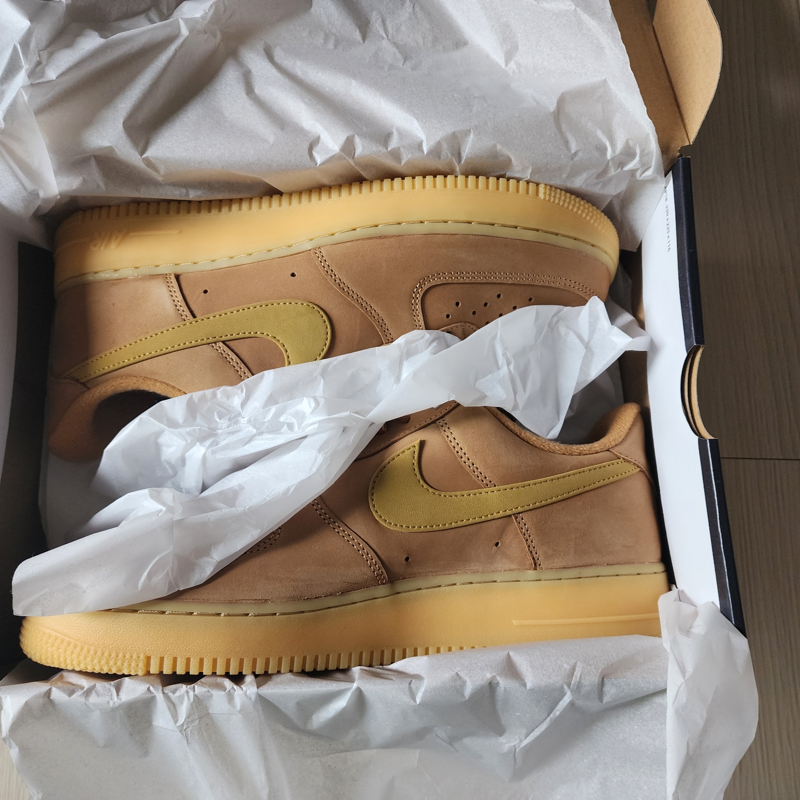 Nike Air Force 1 '07 WB Flax 착용 스타일 - 1