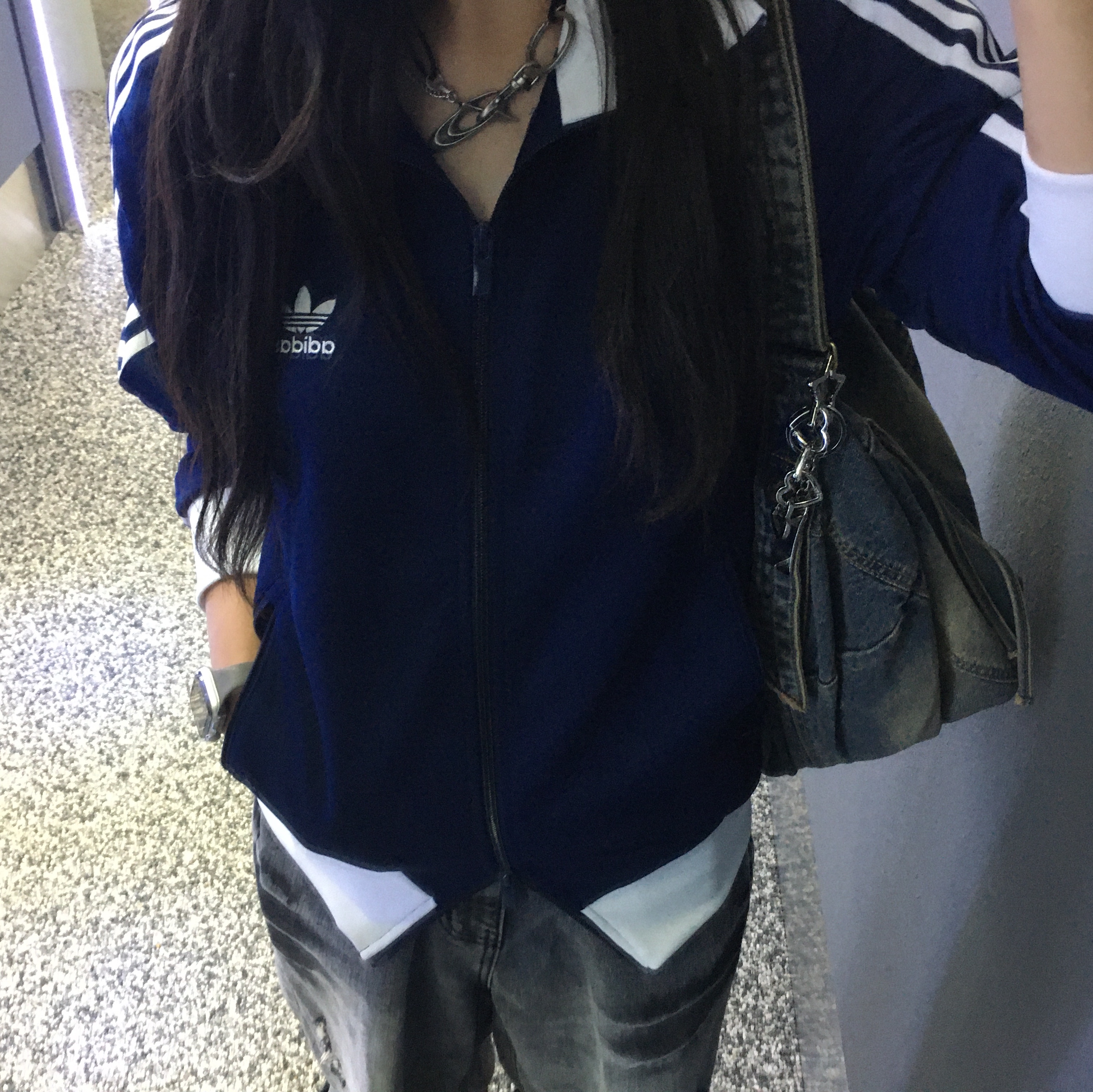 Adidas Adicolor Classic Beckenbauer Track Top Night Indigo - KR Sizing, Nike Air Force 1 '07 WB Flax 착용 스타일 - 2