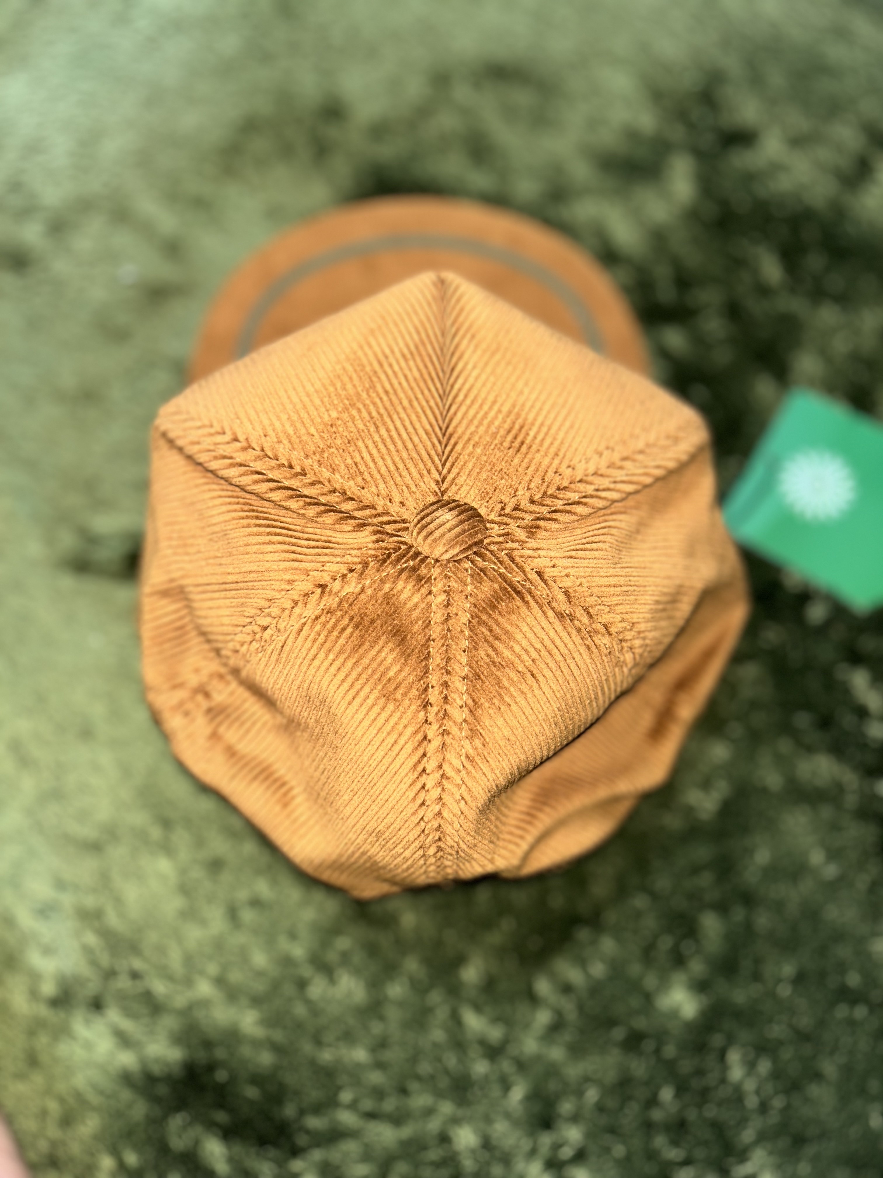 South2 West8 Corduroy Trucker Hat Brown 착용 스타일 - 2