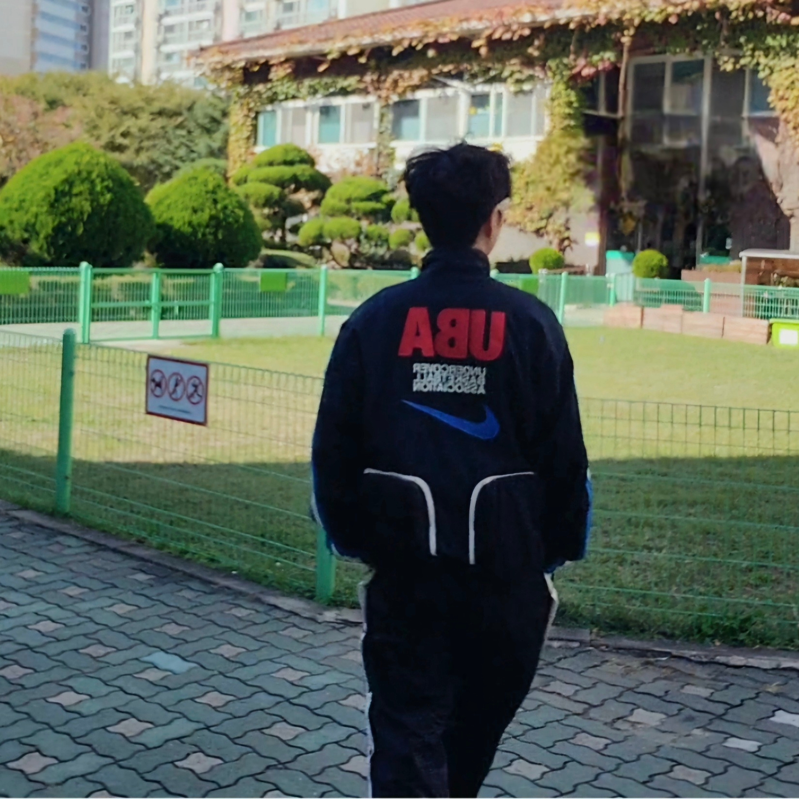 Nike x Undercover NRG Track Suit Black - Asia, (W) Nike x Ambush NBA Collection Nets Tearaway Pants - Asia 착용 스타일 - 2