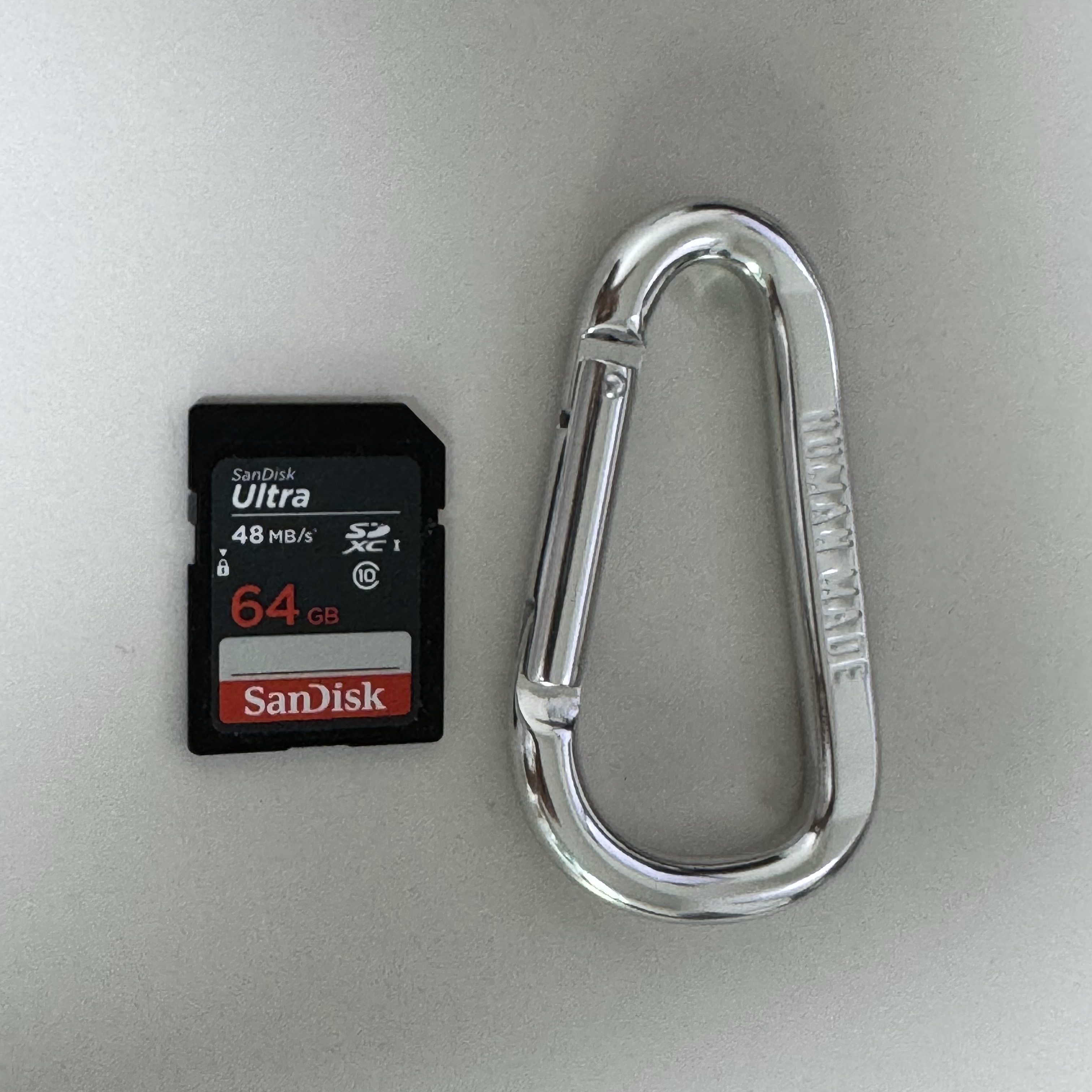 Human Made Carabiner 70mm Silver 착용 스타일