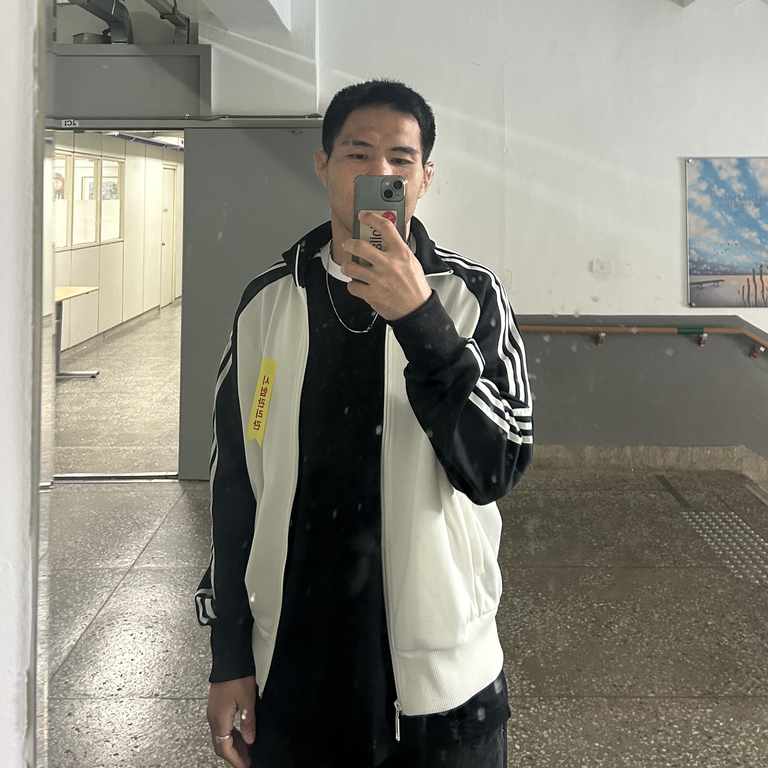 Adidas Adicolor Classics 3-Stripes T-Shirt Black - KR Sizing 착용 스타일