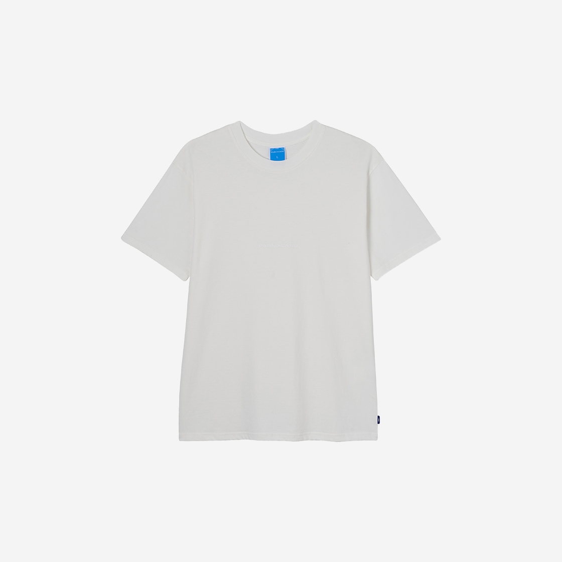 파블로카노 화이트 베이직 반팔 티셔츠(PABLO CANO White Basic SS T-Shirt) - 2