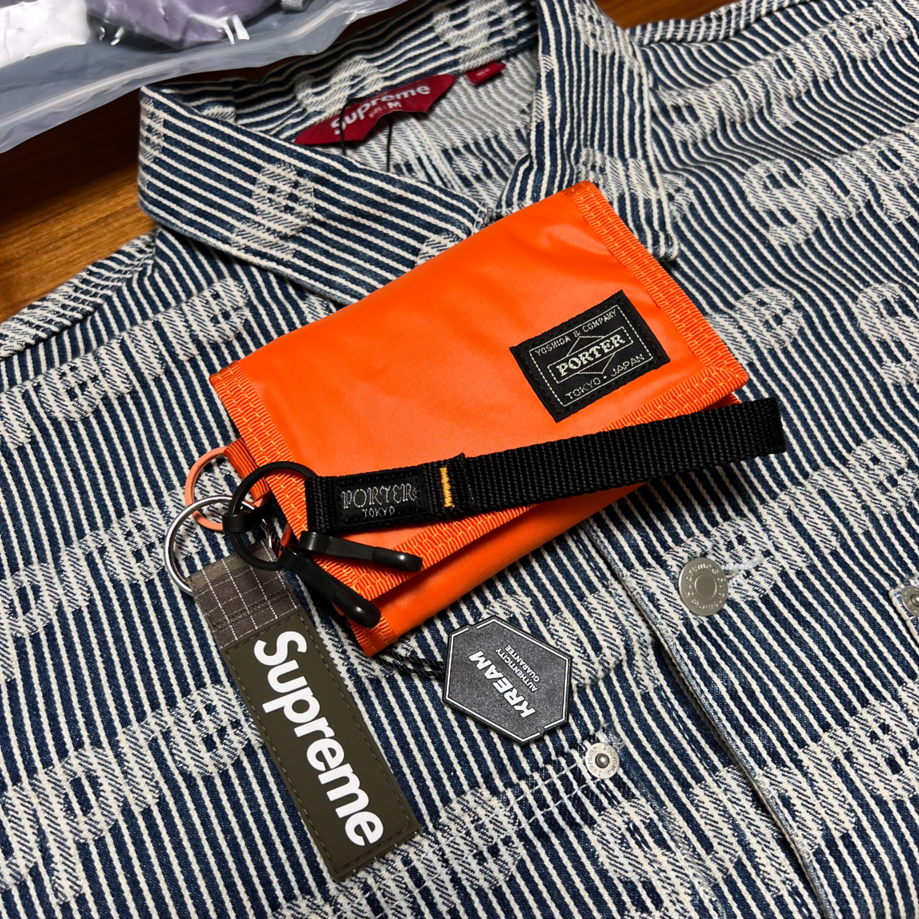 Supreme Ripstop Keychain Woodland Camo - 24SS 착용 스타일