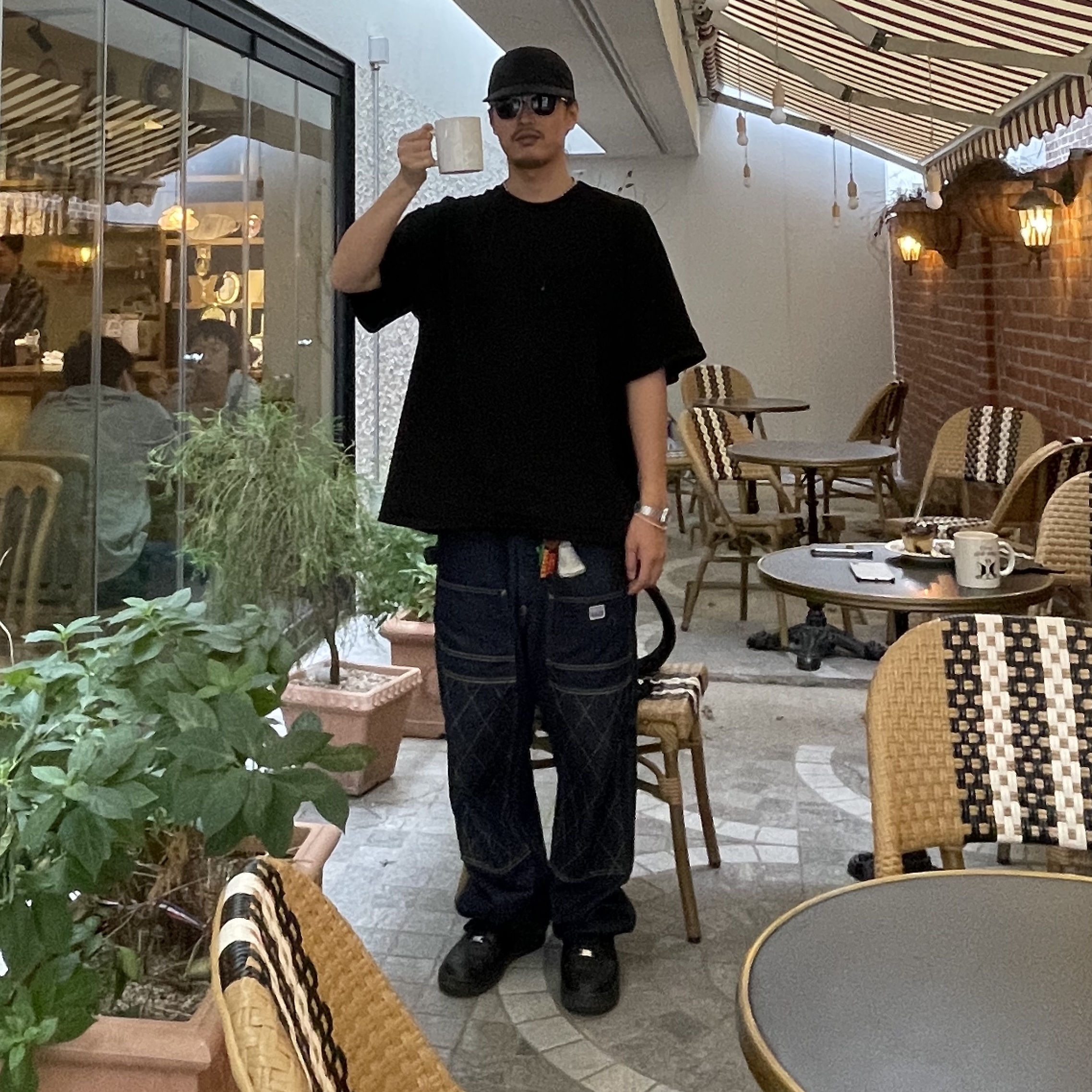 Kapital 11.5 oz. Denim Lumber Pants Indigo 착용 스타일