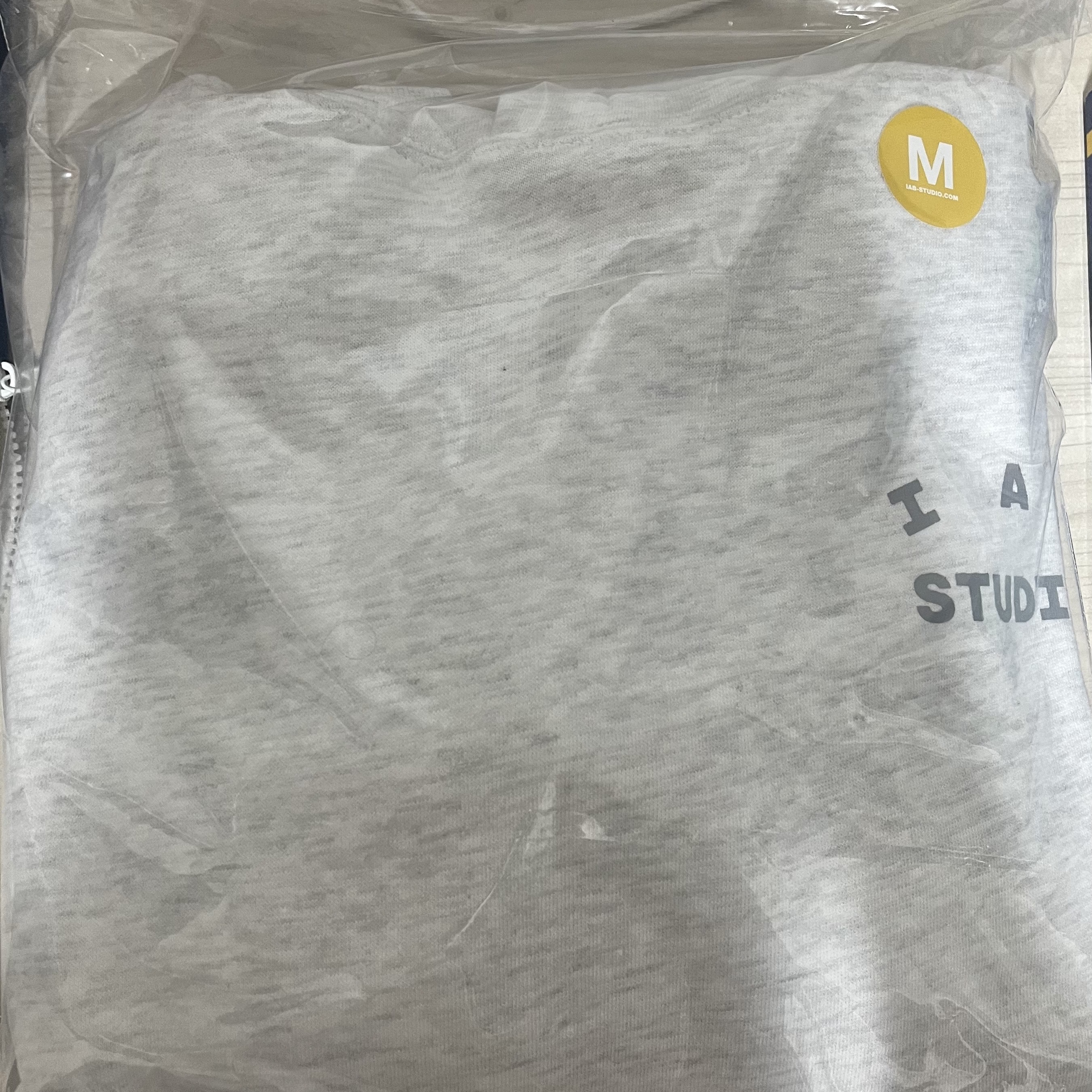 IAB Studio Hoodie Light Gray 착용 스타일