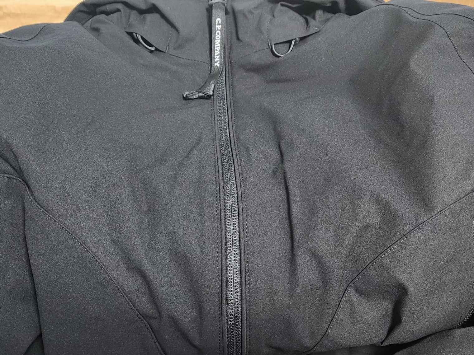C.P. Company Pro-Tek Hooded Jacket Black - 23FW 착용 스타일
