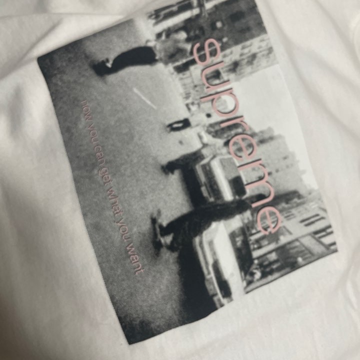 Supreme Crew 96 T-Shirt White - 24SS 착용 스타일