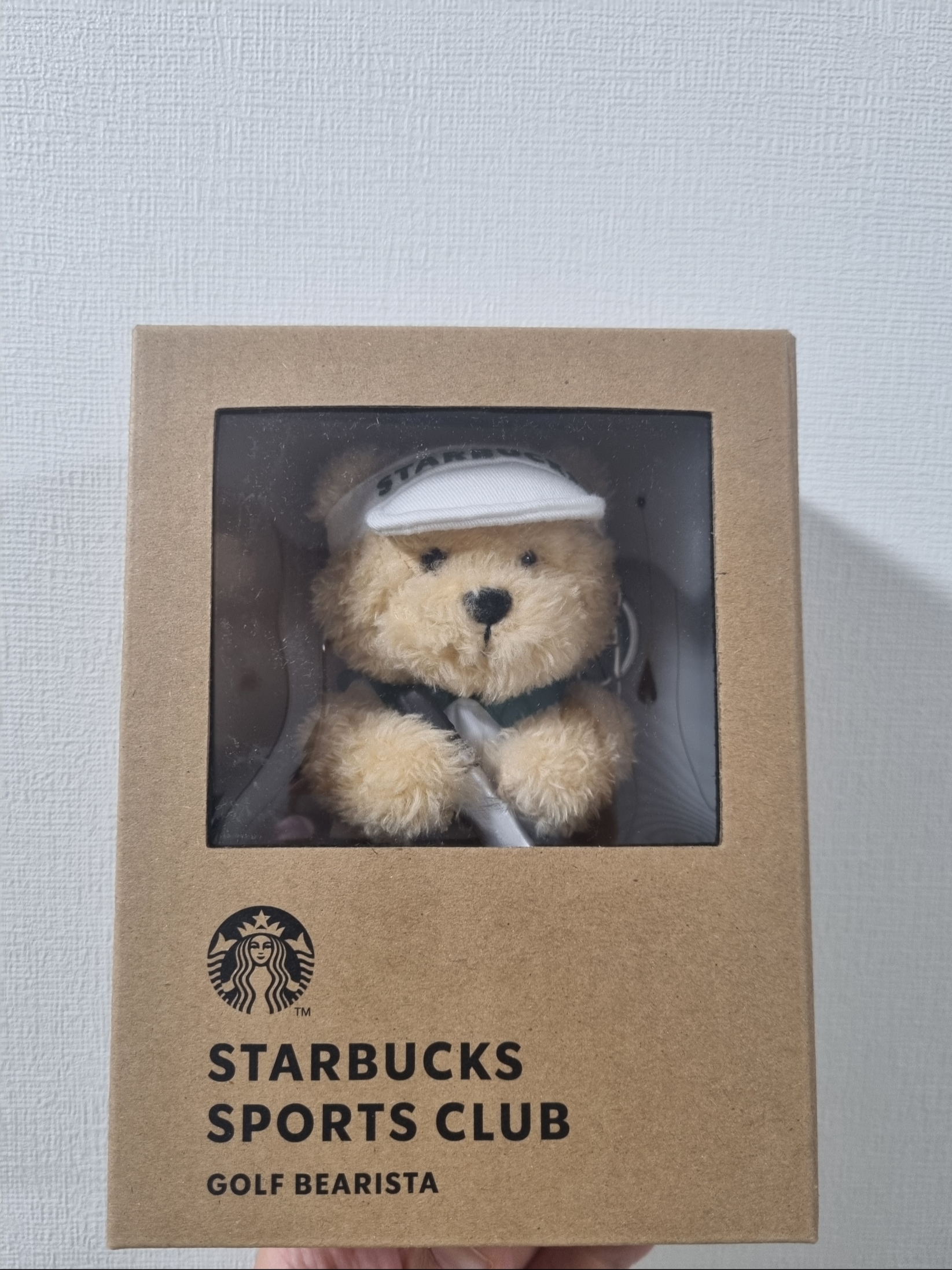 Starbucks Golf Bearista Keychain 착용 스타일