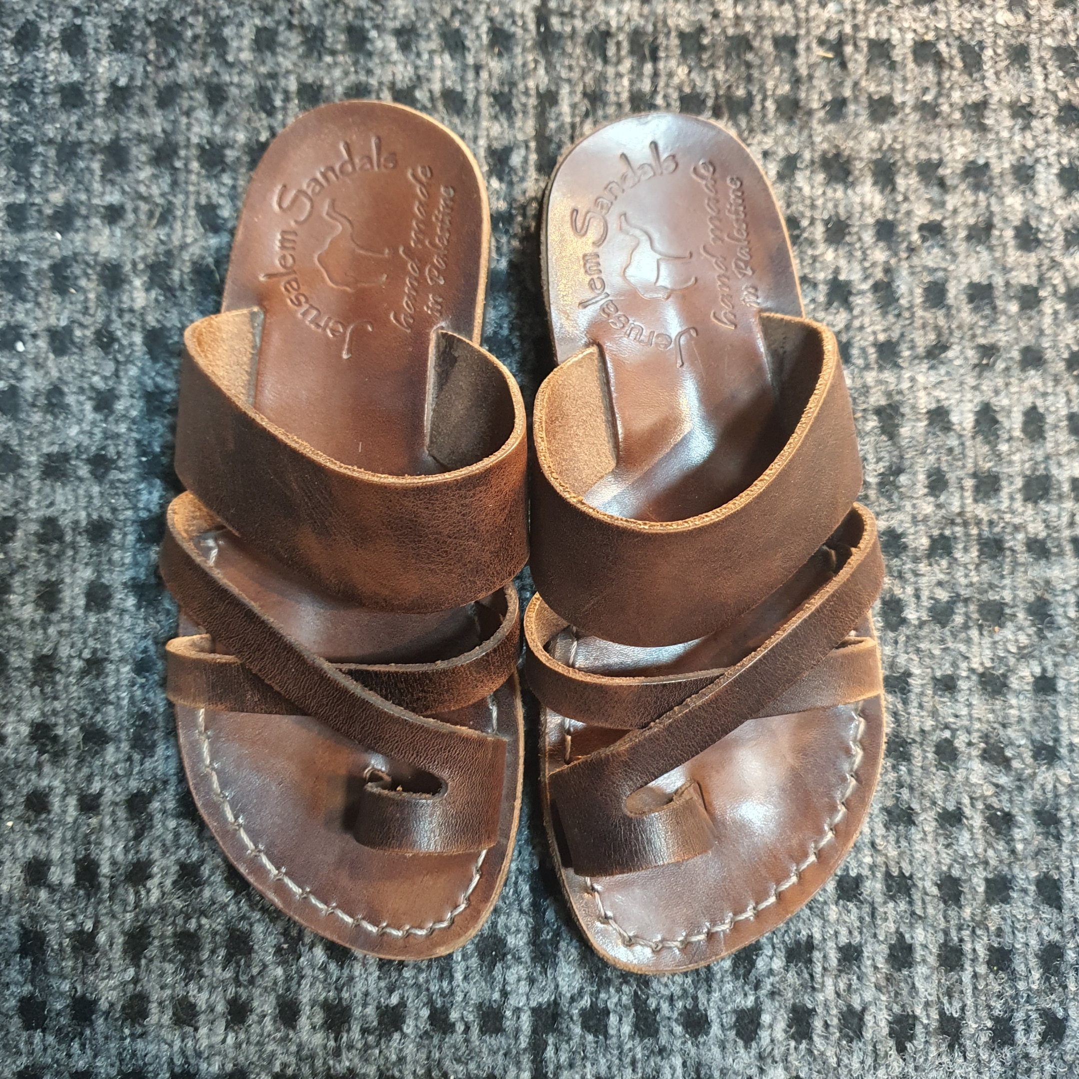 Jerusalem Sandals No.8 The Good Shepherd Brown Nubuck 착용 스타일