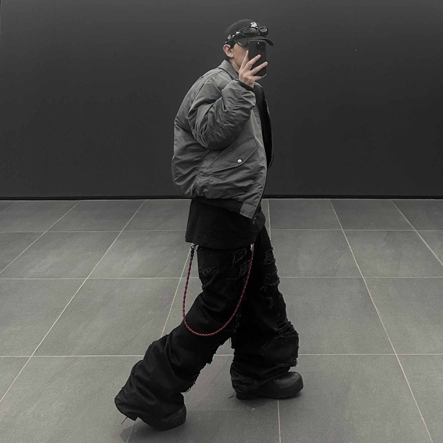Gentle Monster Yyy 01 Black 착용 스타일