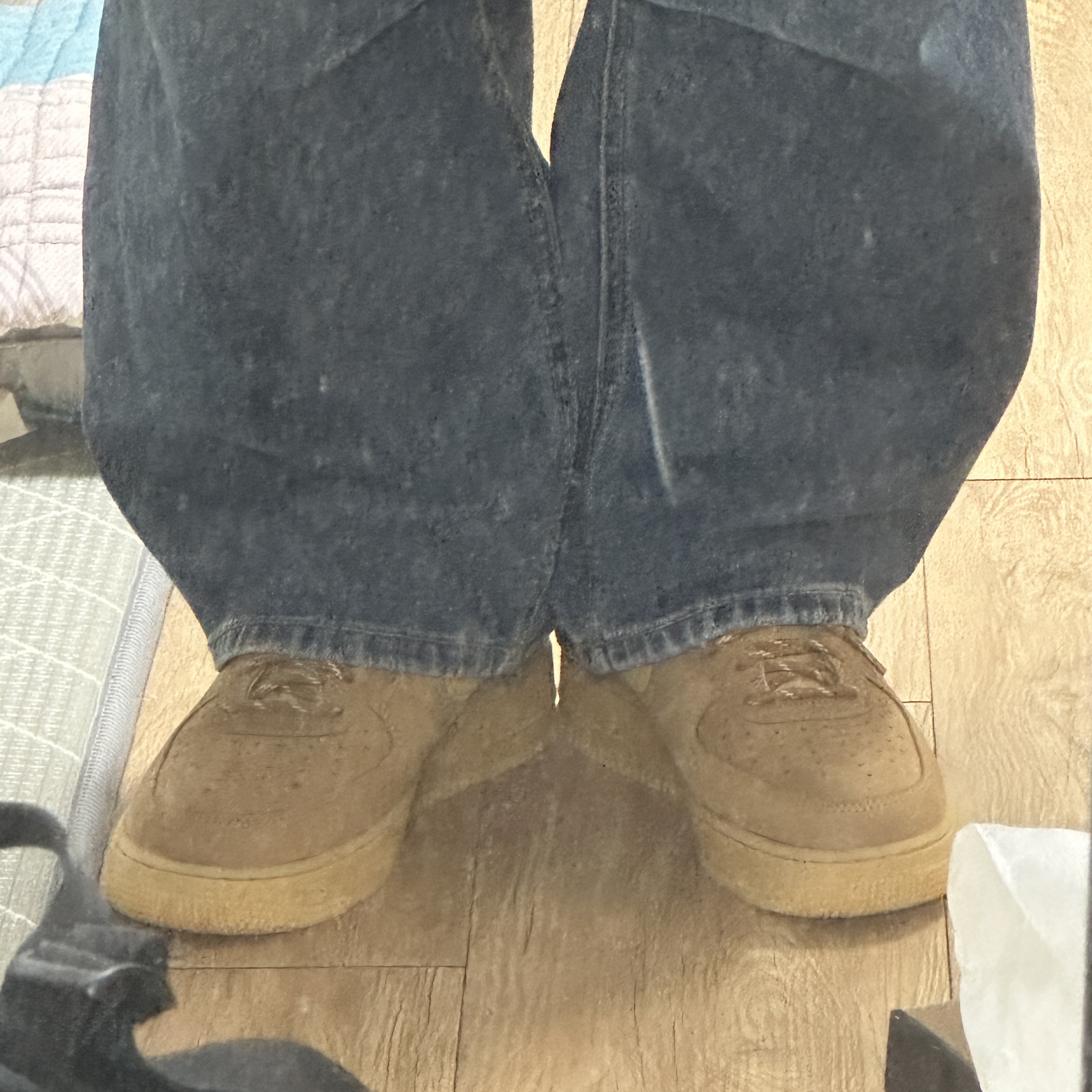 Nike Air Force 1 '07 WB Flax 착용 스타일