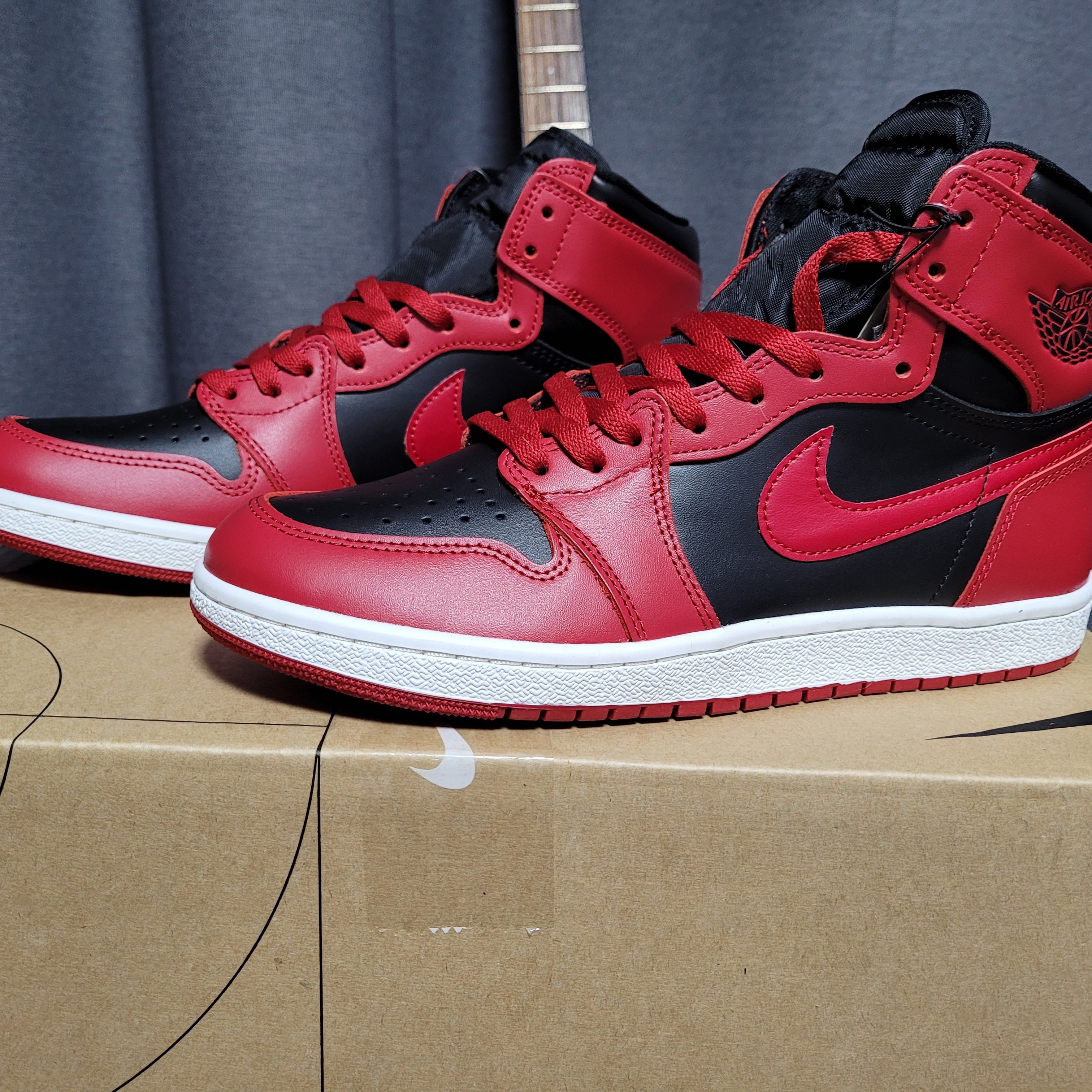 Jordan 11 Retro Varsity Red, Jordan 1 High 85 Varsity Red 착용 스타일 - 6