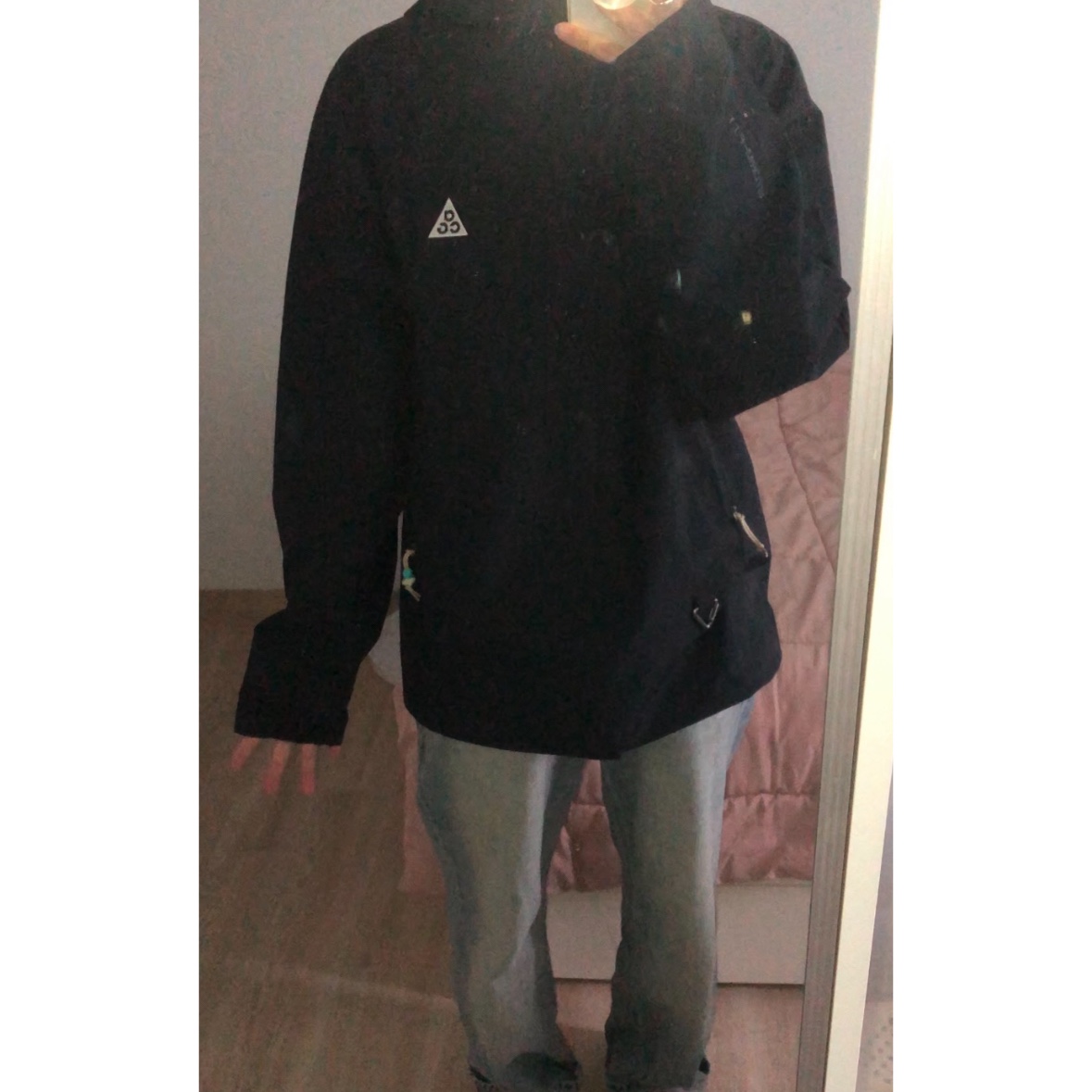 Nike ACG Storm-Fit ADV Cascade Rains Full Zip Jacket Black - Asia 착용 스타일 - 2