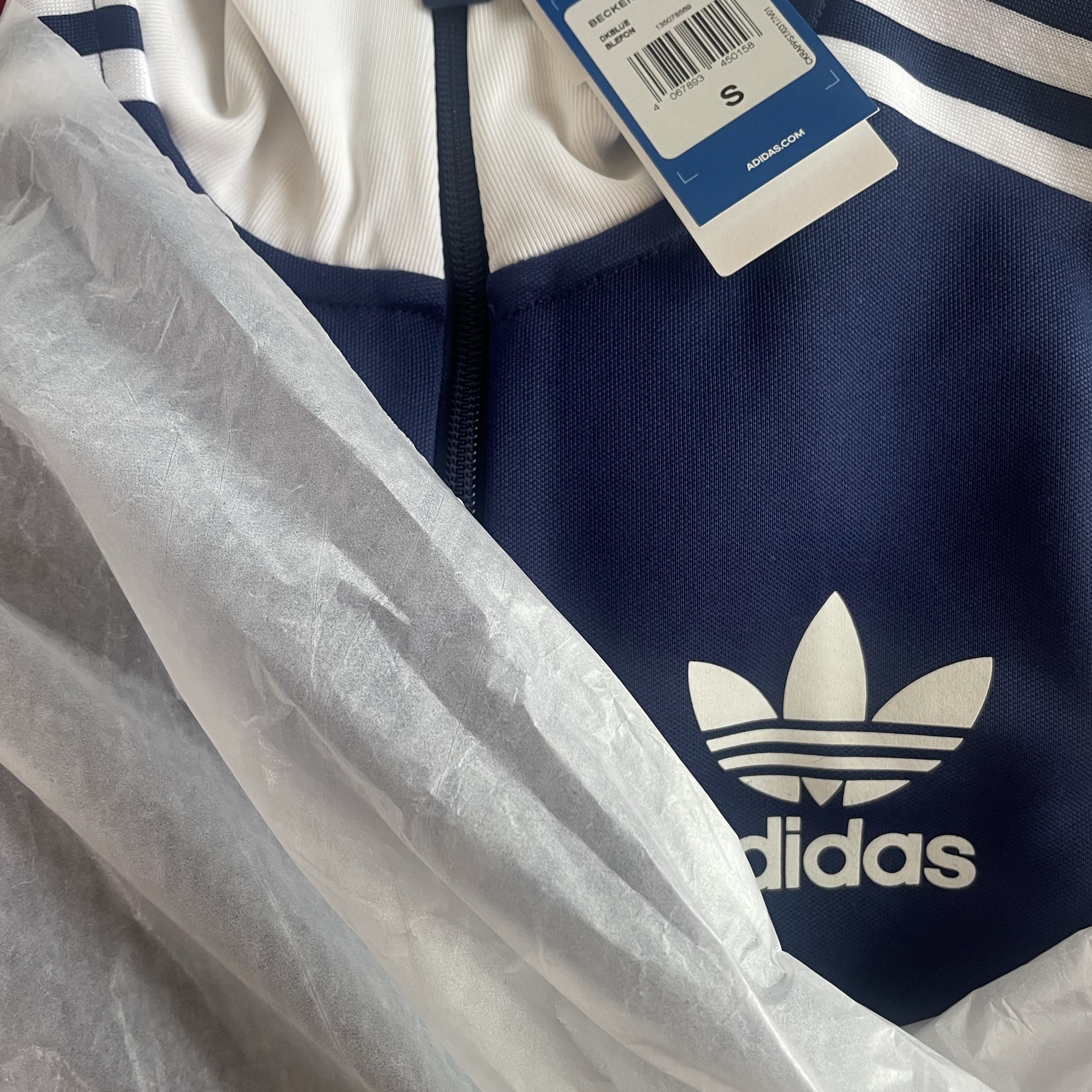 Adidas Adicolor Classic Beckenbauer Track Top Night Indigo - KR Sizing 착용 스타일