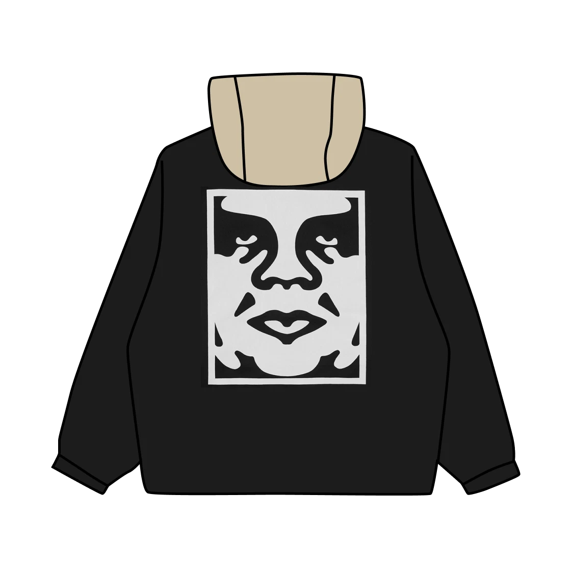 오베이 x 장수 스포츠 자켓 블랙 | Obey | KREAM Obey x Jangsu Sports Jacket Black