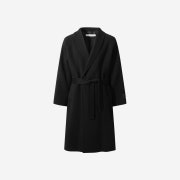 Iro Shawl Collar Belted Coat Black