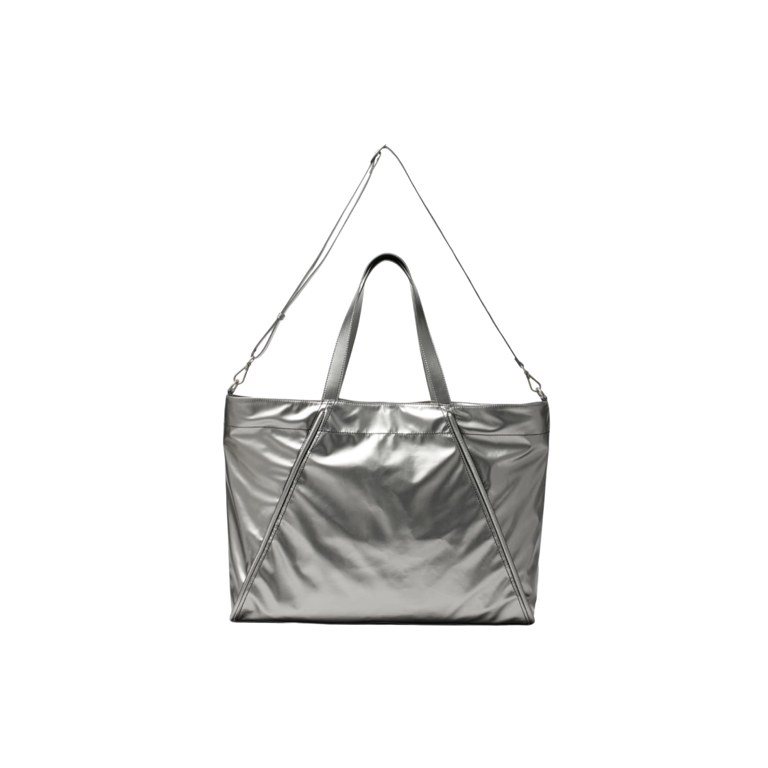 ★Matin Kim★MINI COATING TOTE BAG IN DARK SILVER BIG COATING TOTE BAG IN DARK SILVER – Matin Kim
