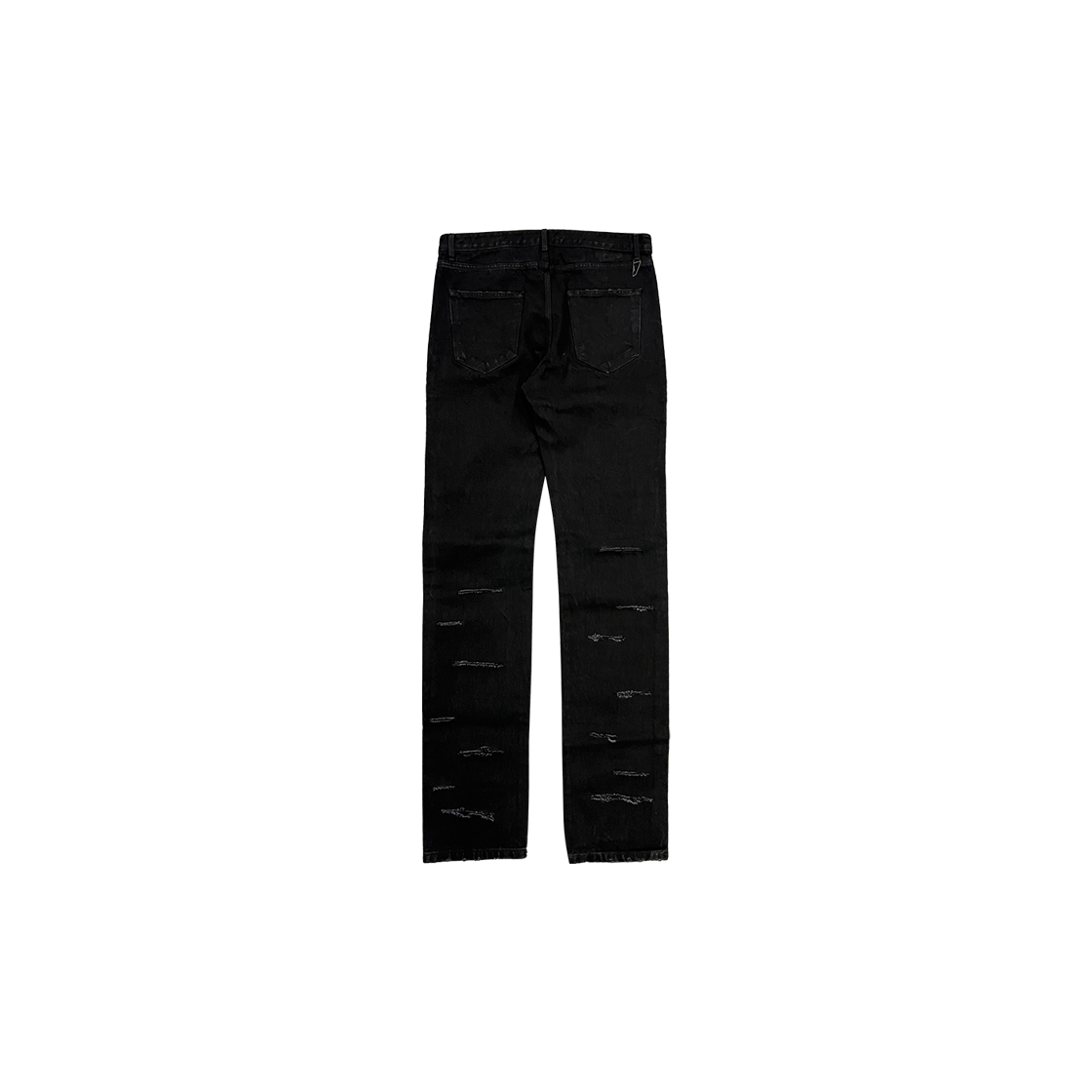 UMCM43BK Undermycar Mu.43 Anti Fxxking Logo Play Multi Damaged Slim Jeans Black - #2